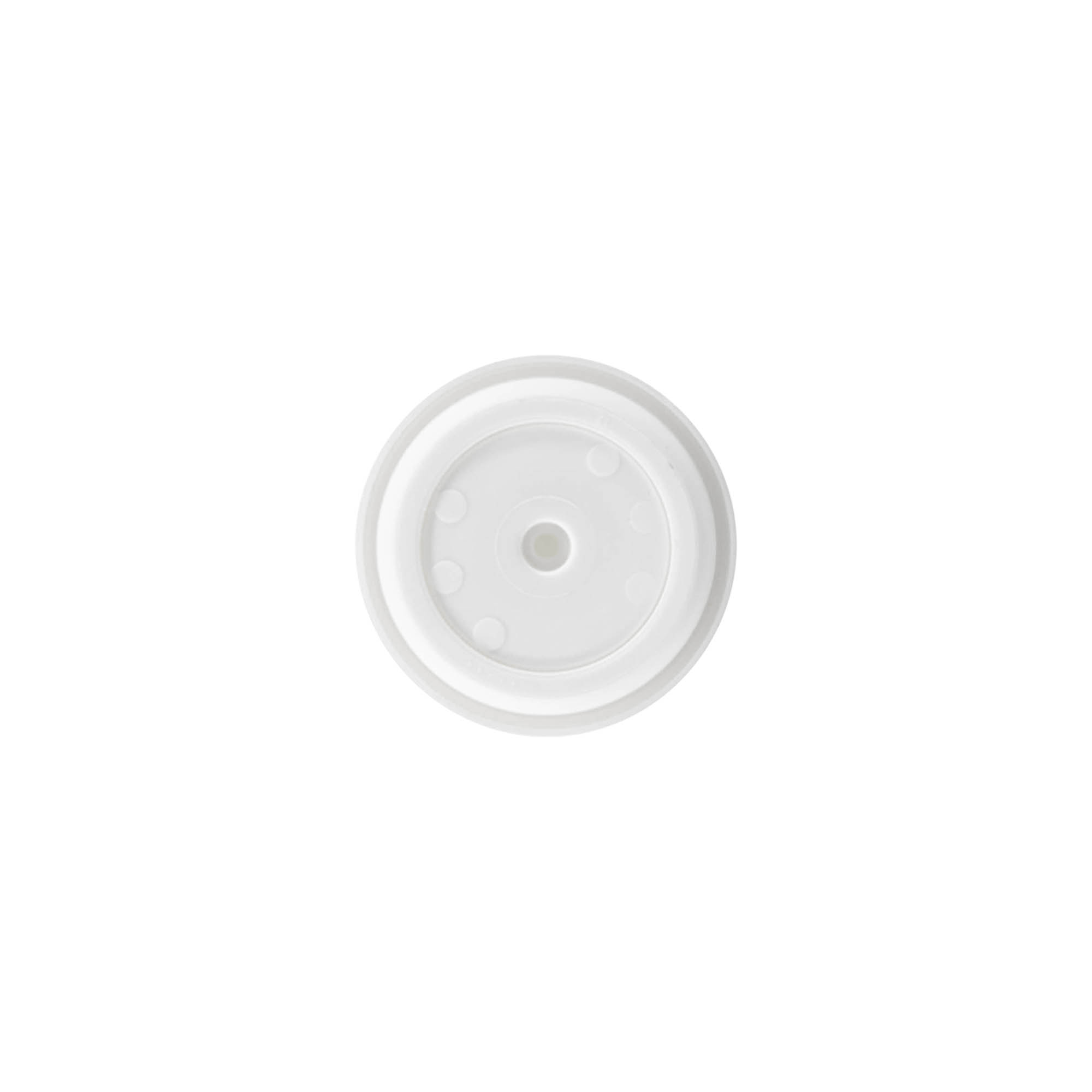 Airless-annostelupumpun pää 'Micro', PP-muovi, valkoinen Airless-annostelupumpun pää 'Micro', PP-muovi, valkoinen