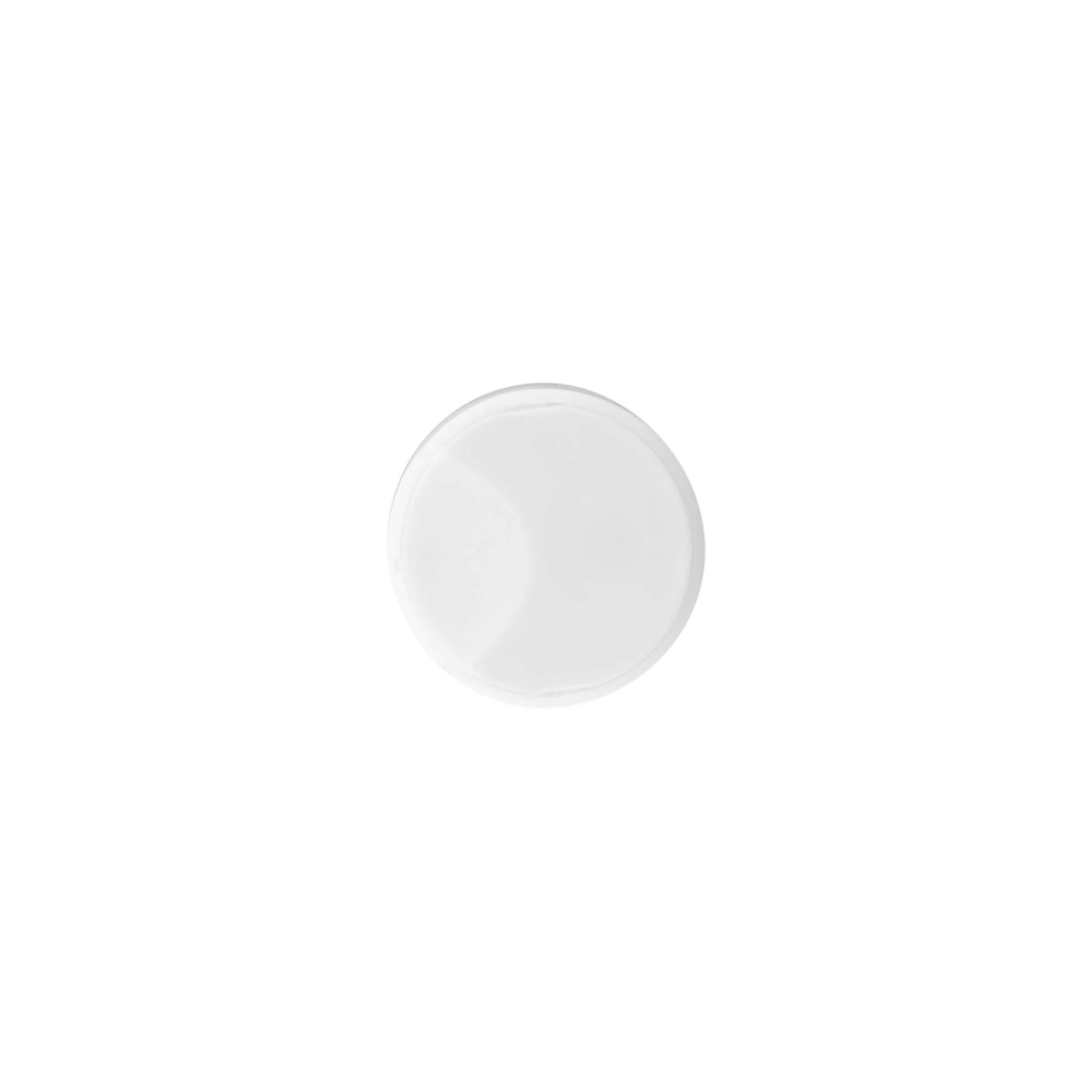 Ruuvikorkki Disc Top, PP-muovi, valkoinen, suulle: 24/410