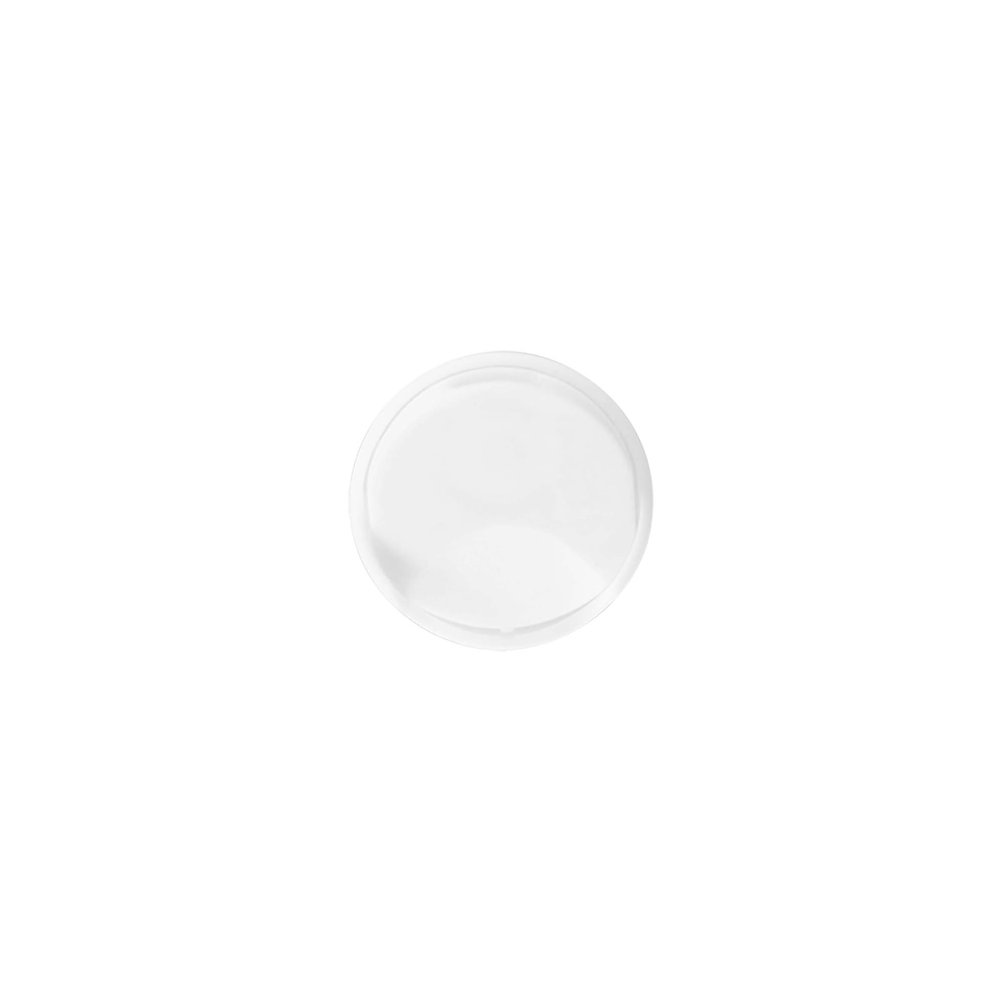 Ruuvikorkki Disc Top, PP-muovi, valkoinen, suulle: 24/410