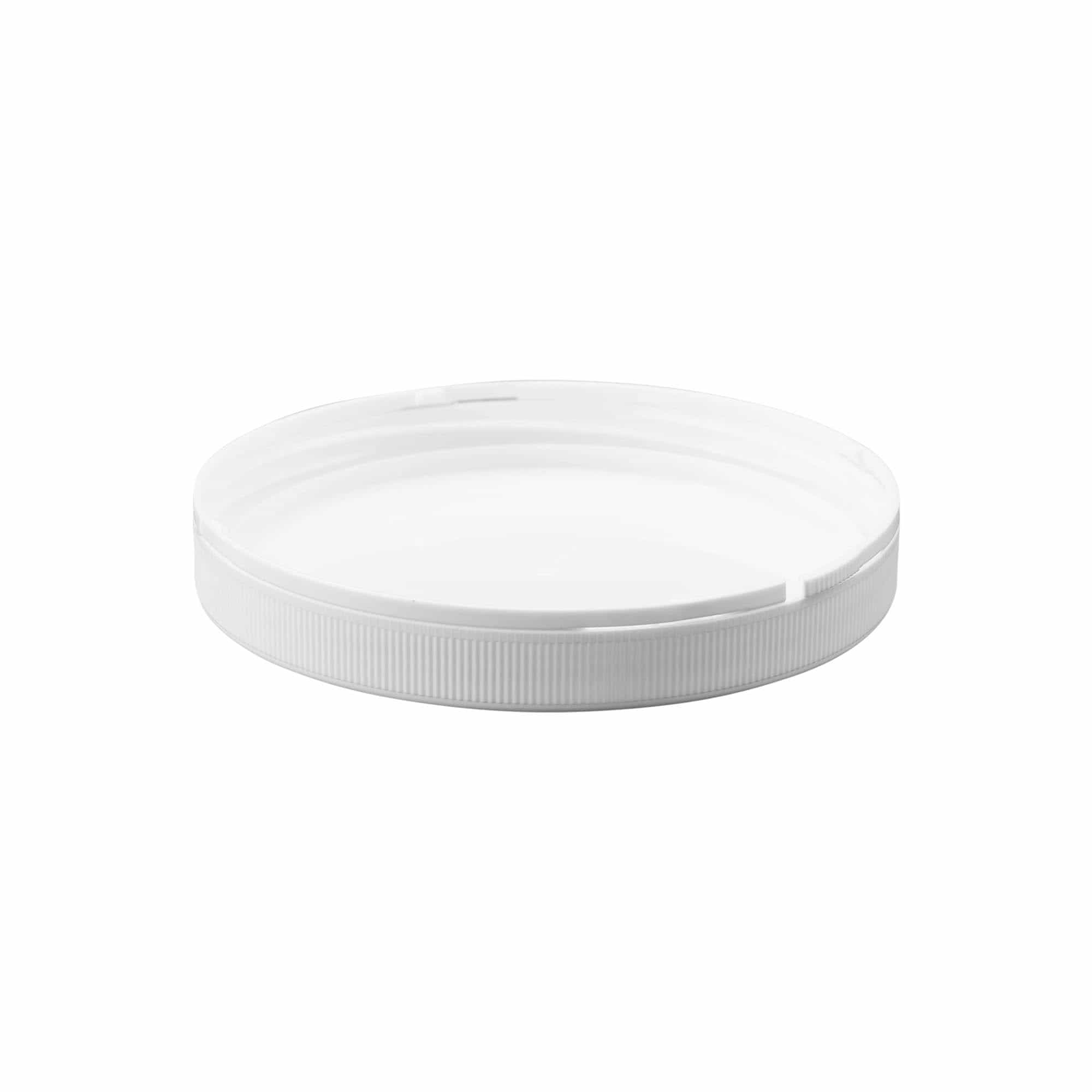 Kierrekorkki 'Securilock' 116,5mm, PP-muovi, valk.