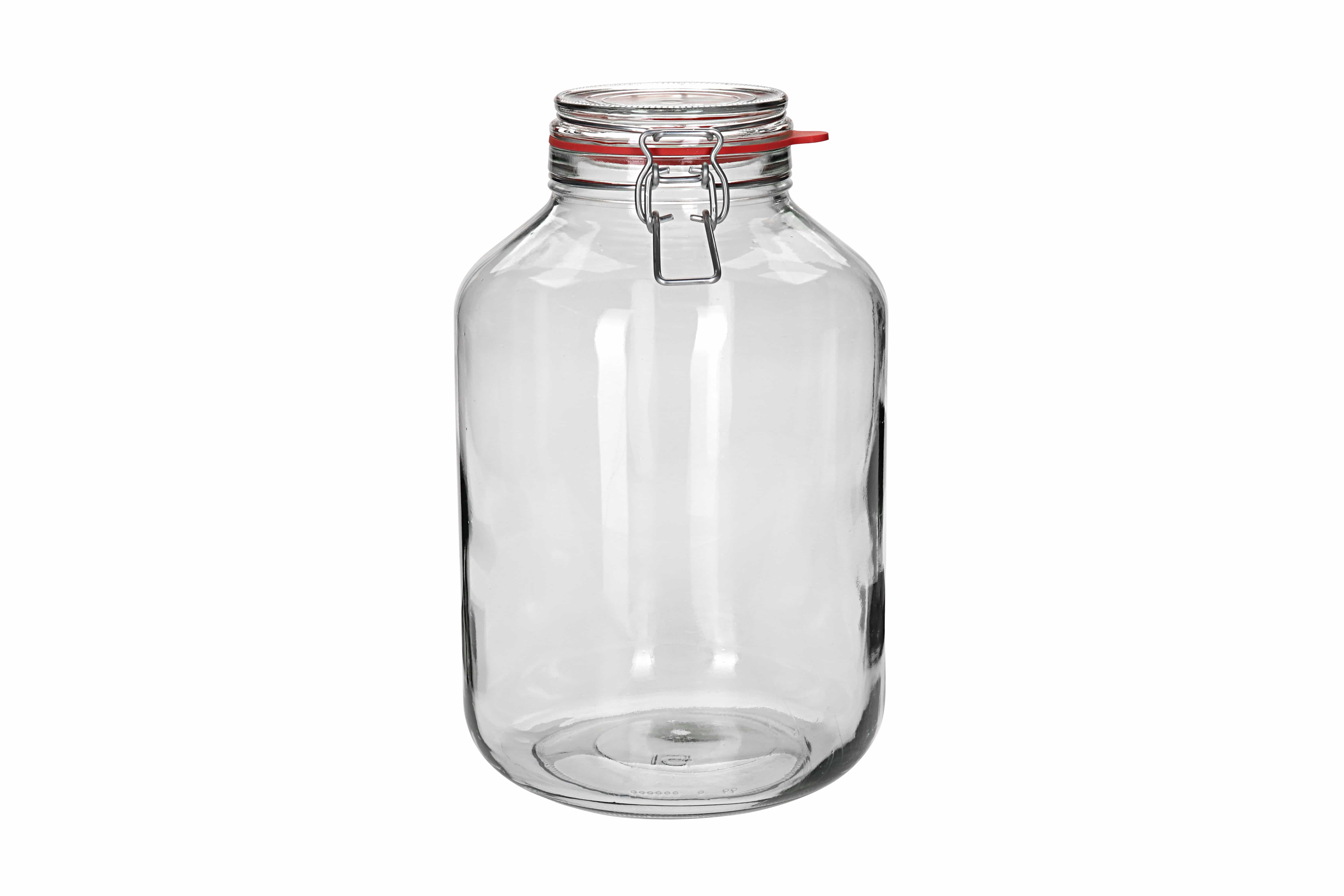 4,880 ml langallinen lasipurkki, suuaukko: langallinen suljin