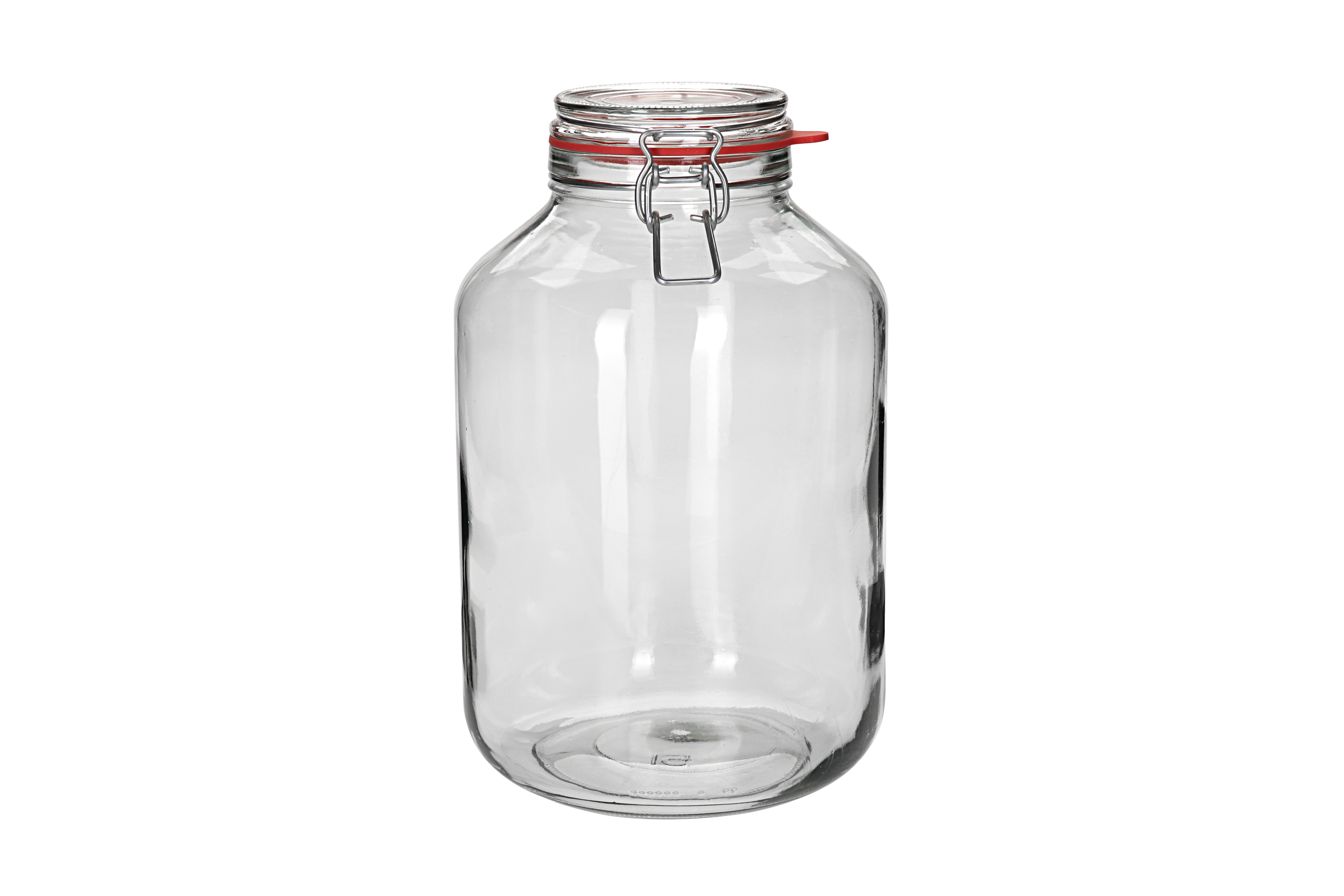 4,880 ml langallinen lasipurkki, suuaukko: langallinen suljin 4,880 ml langallinen lasipurkki, suuaukko: langallinen suljin