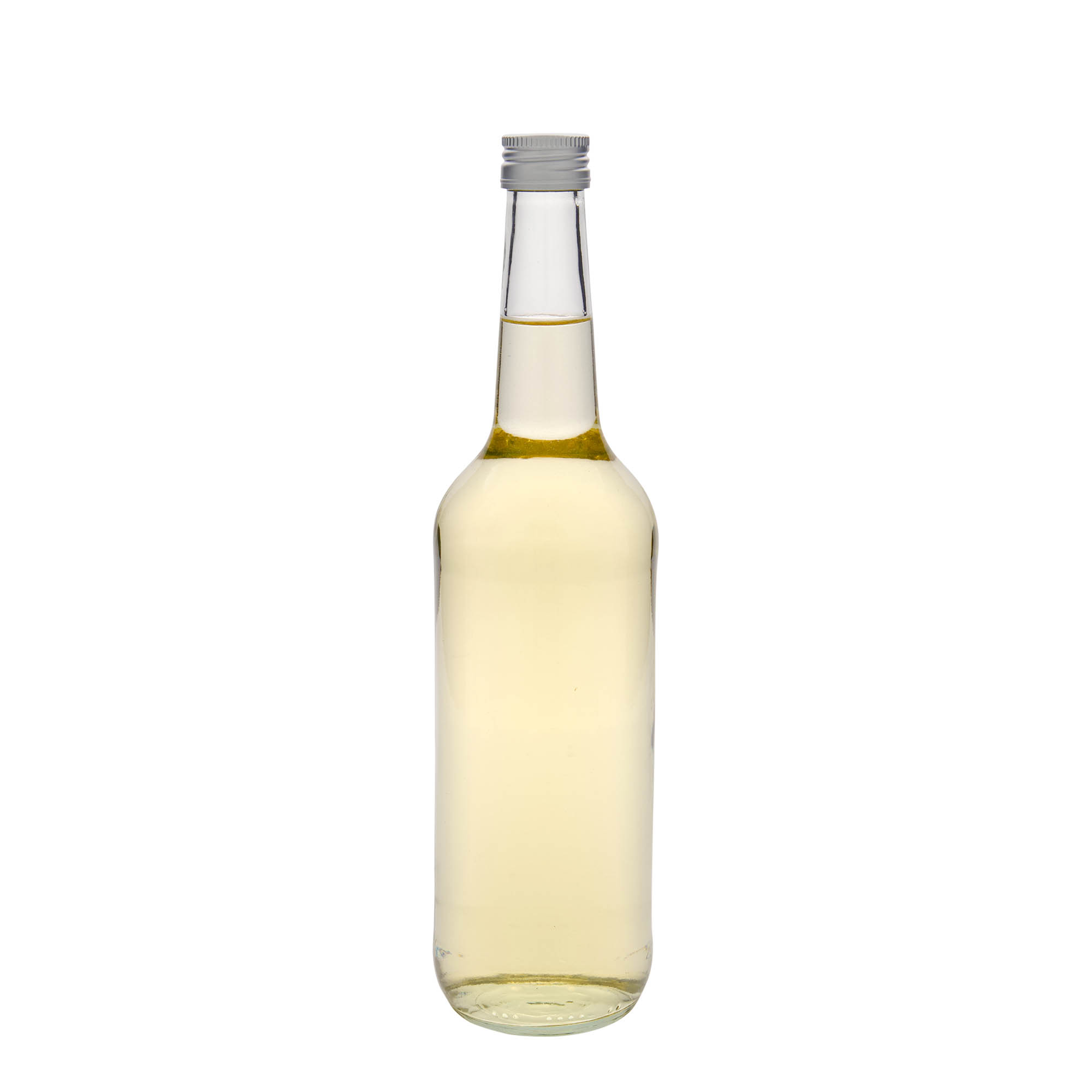700 ml lasipullo suorakauluksella, suuaukko: PP 28