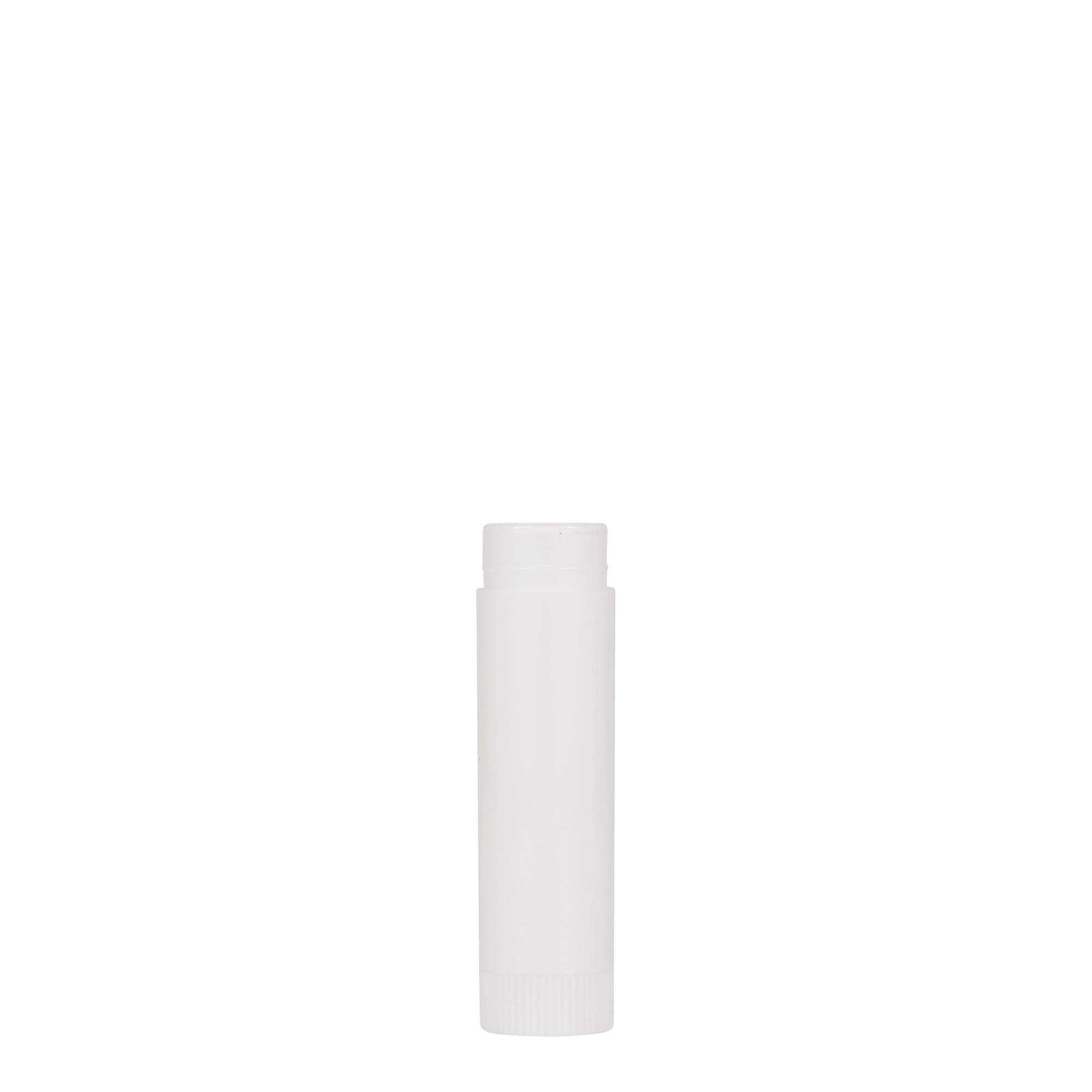 6 ml huulipunasylinteri, PP-muovi, valkoinen
