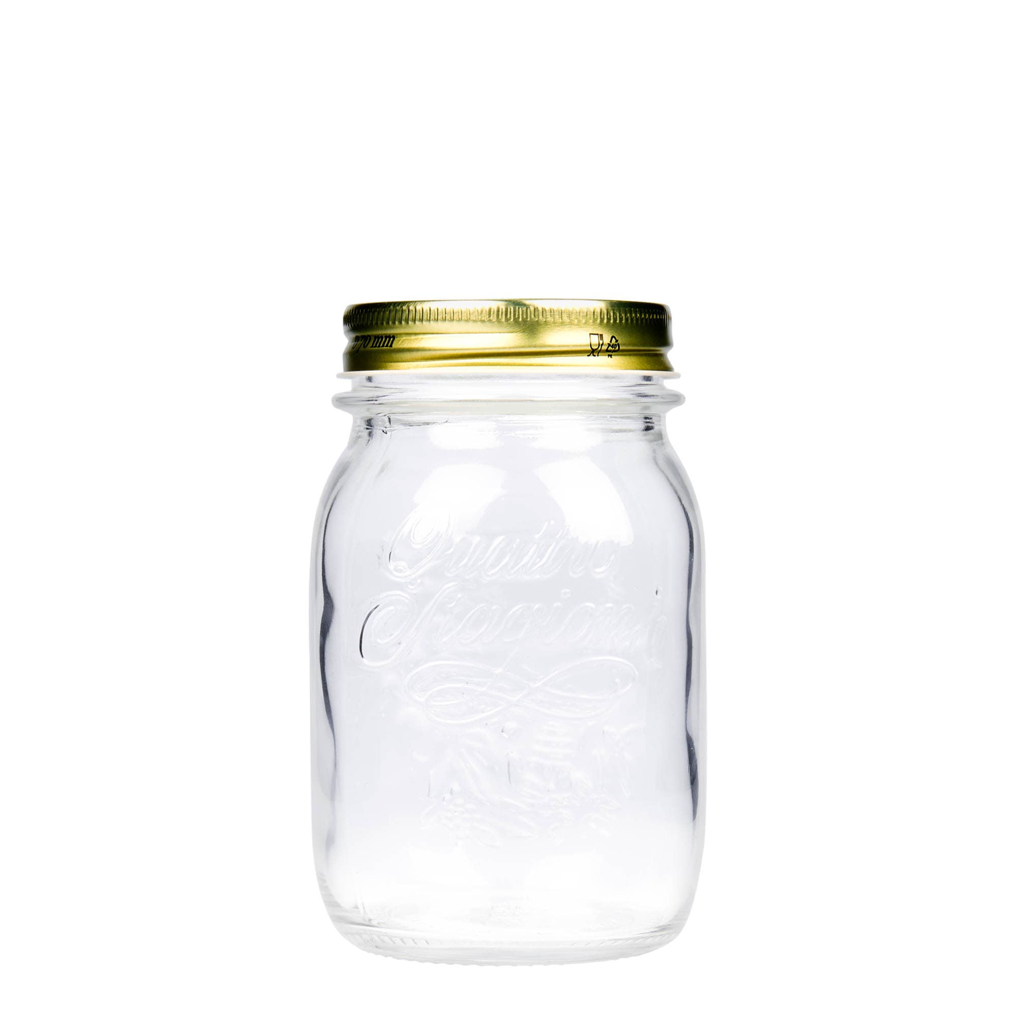 500 ml lasi ”Quattro Stagioni”, suuaukko: kierrekorkki