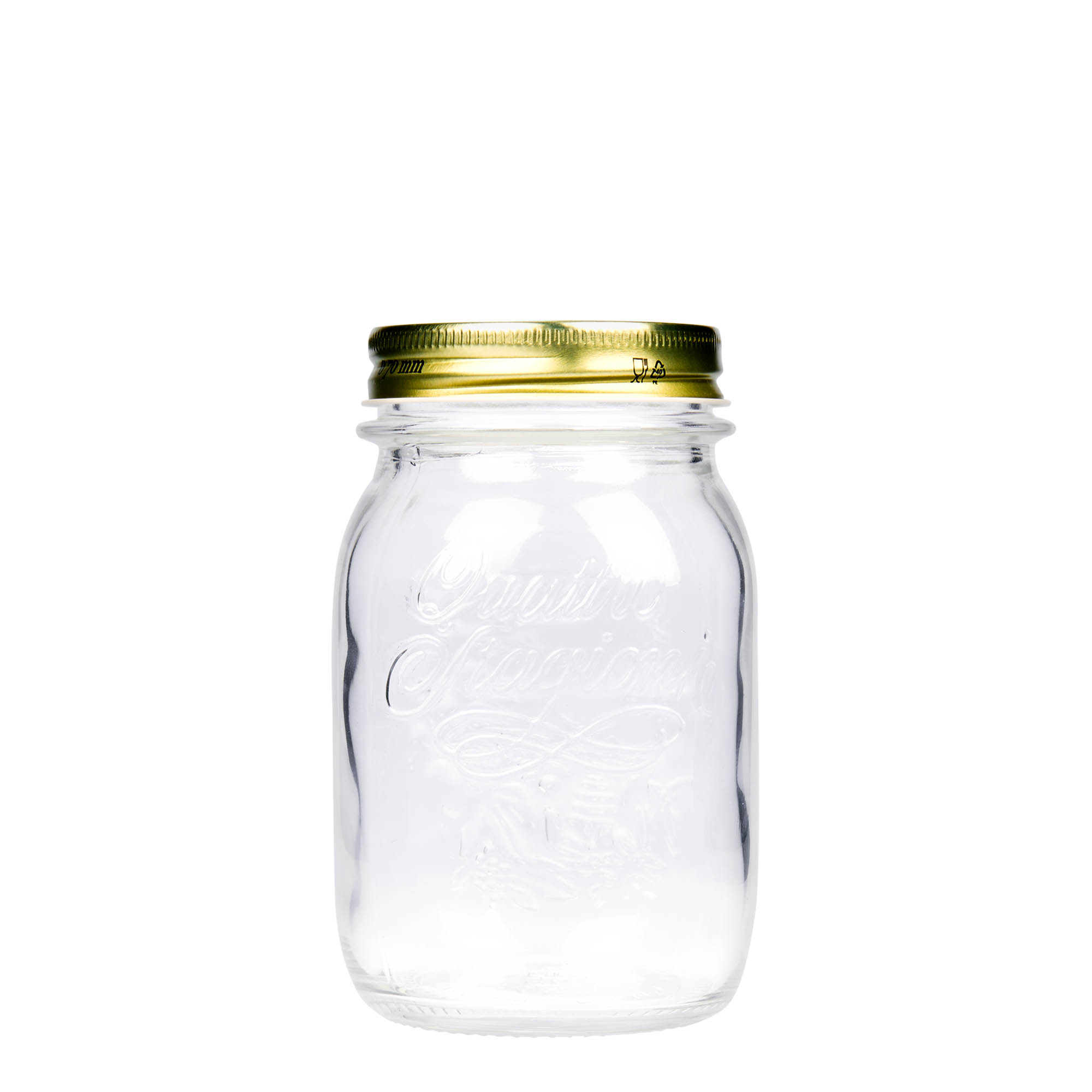 500 ml lasi ”Quattro Stagioni”, suuaukko: kierrekorkki