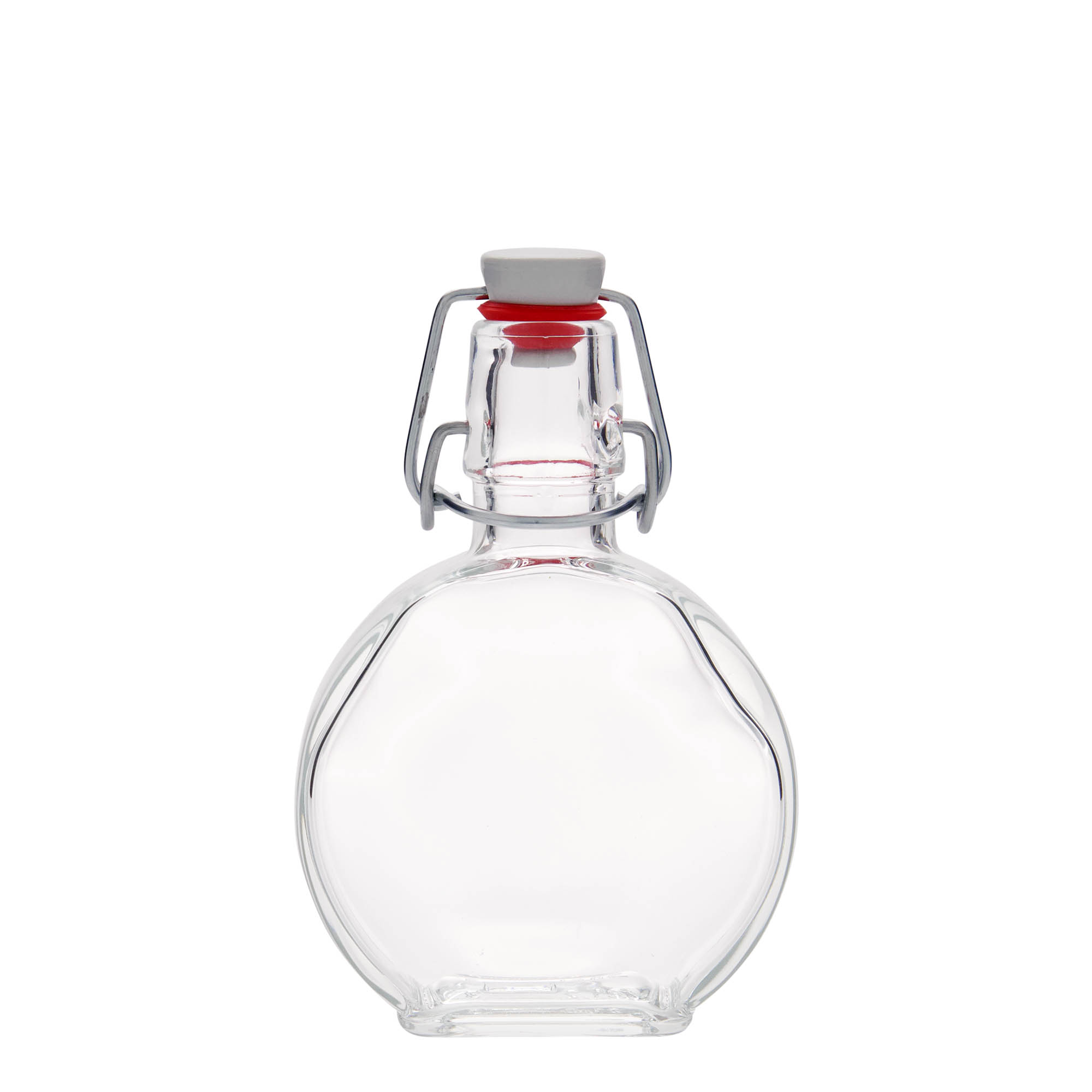 200 ml lasipullo 'Sensatione', suorakulmainen, suuaukko: lukittava kansi
