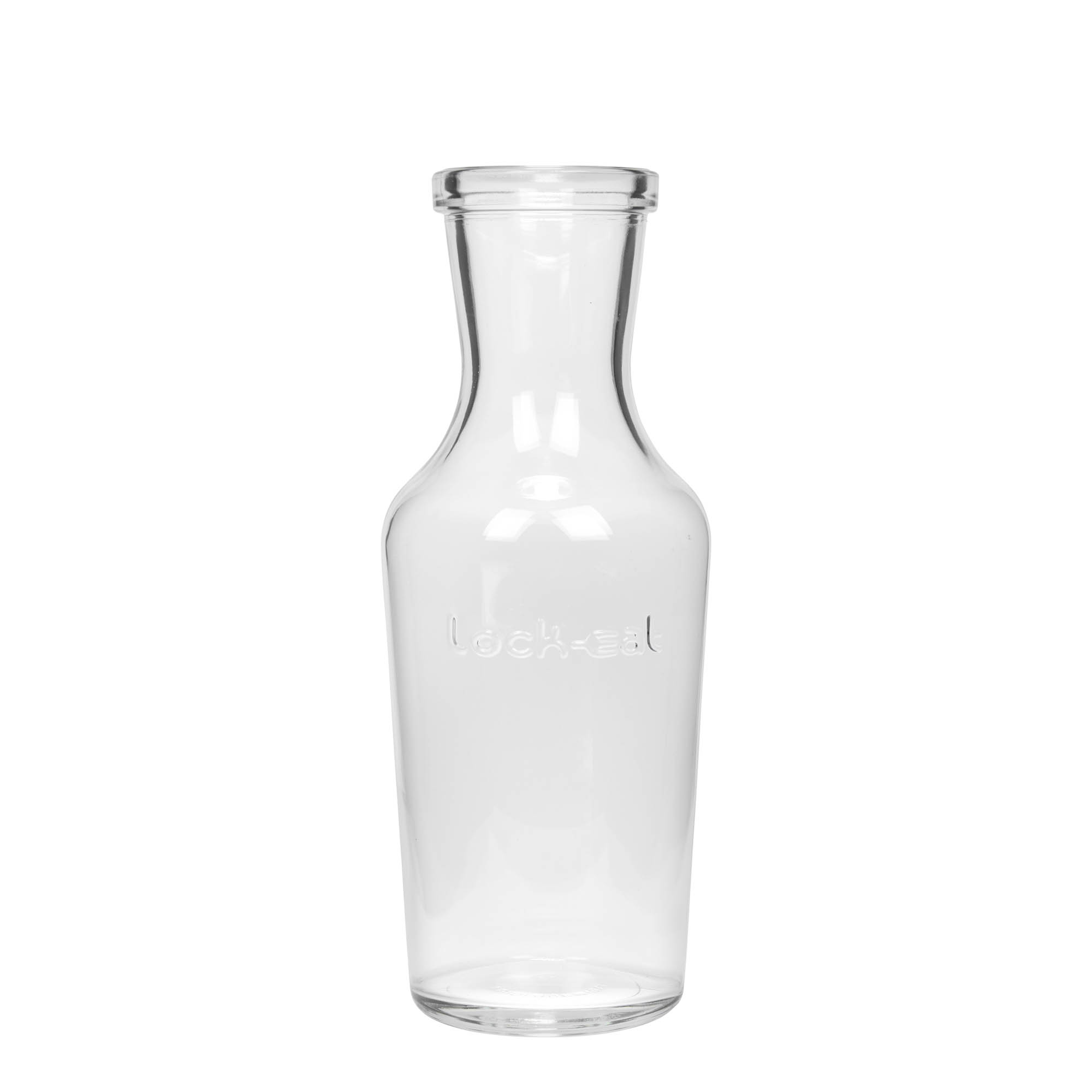 1000 ml lasikarahvi 'Lock-Eat', suu: patenttikorkki