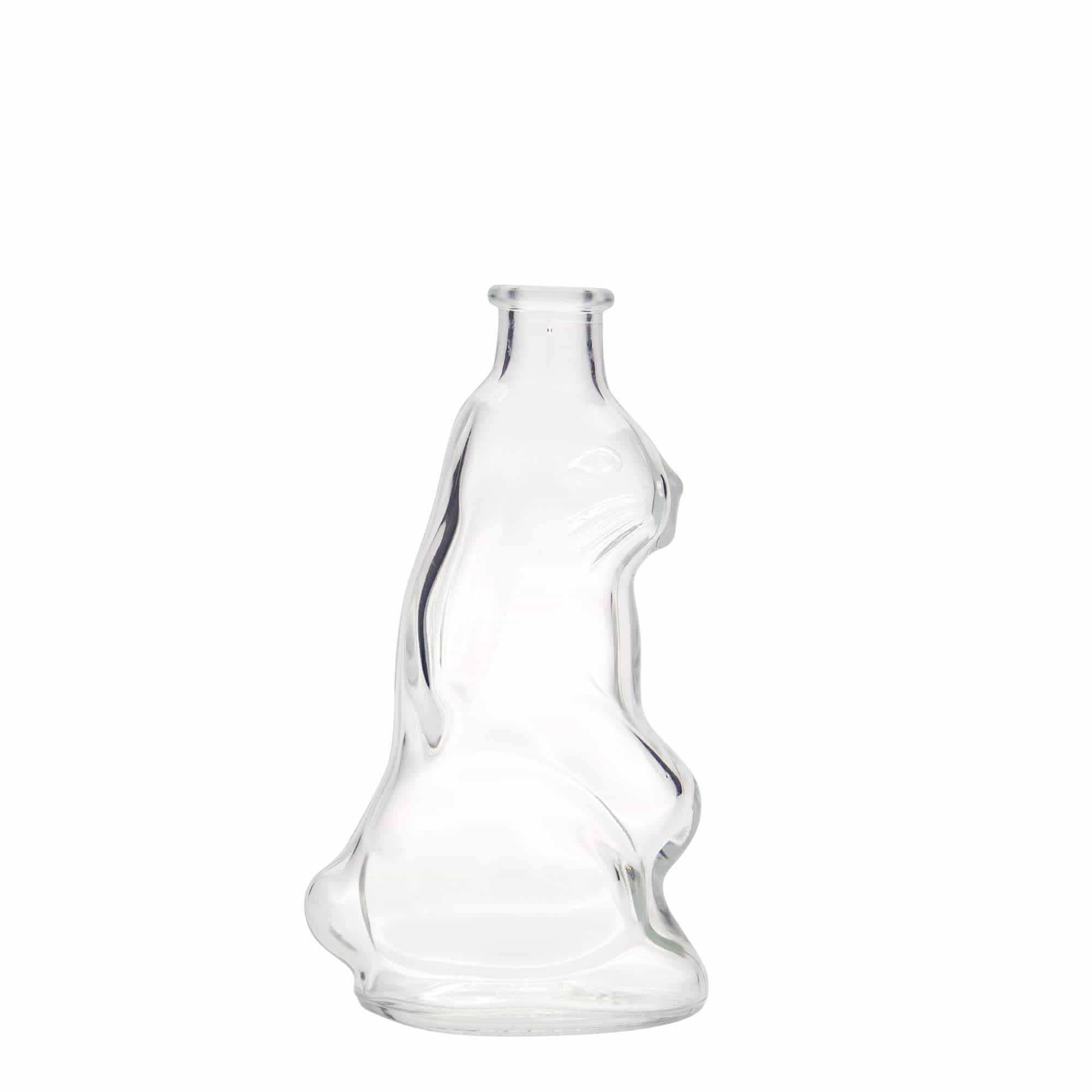 200 ml lasipullo 'Jänis', suuaukko: korkki