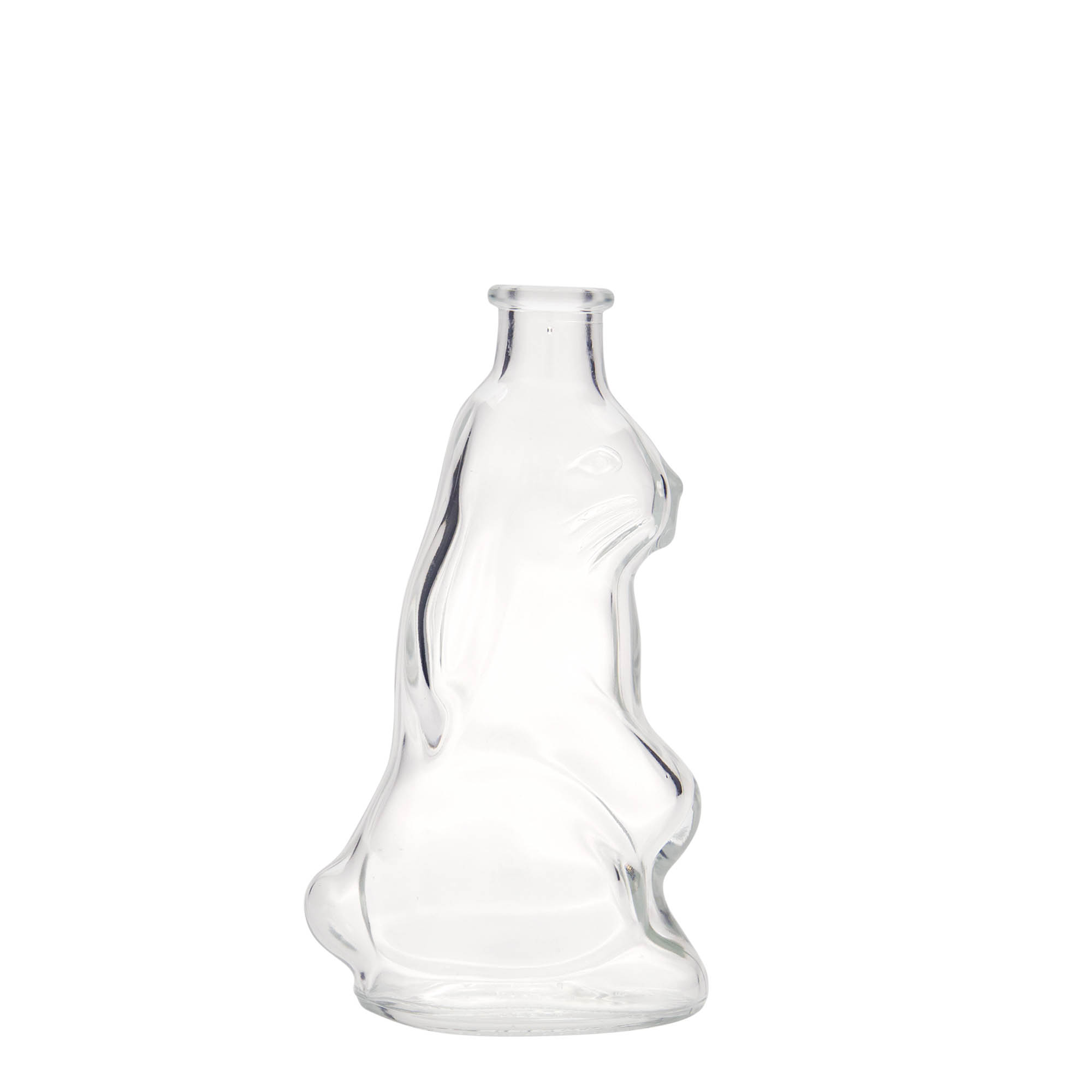 200 ml lasipullo 'Jänis', suuaukko: korkki