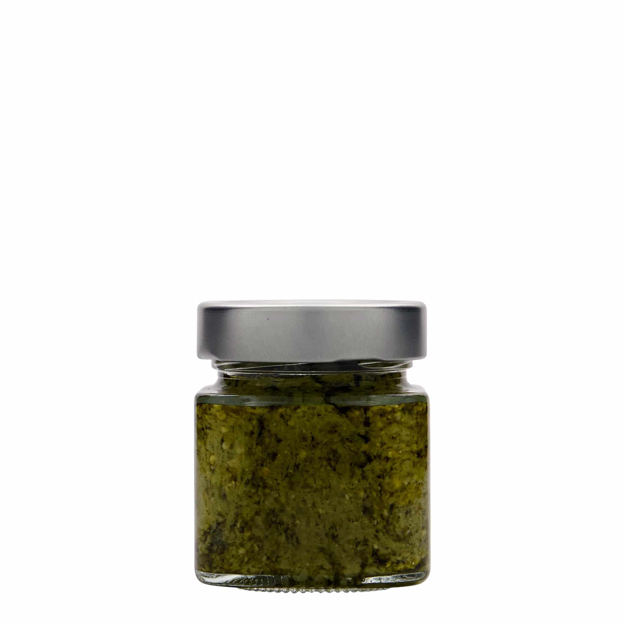 156 ml nelikulmainen lasi 'Funny', suuaukko: Deep-Twist-Off (DTO 58)