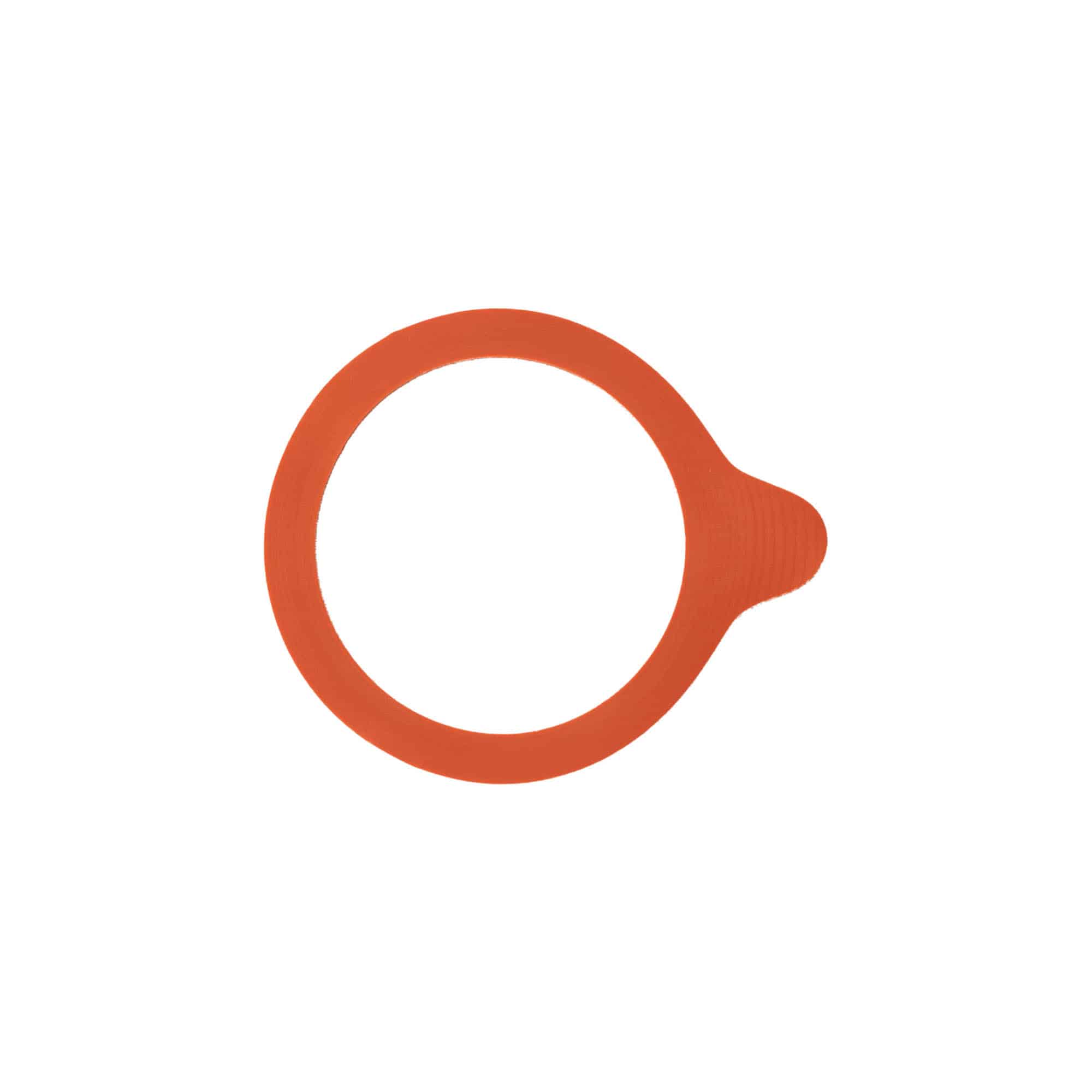 WECK-kiehautusrengas RR60 #, punainen, suuaukon reuna: pyöreä reuna