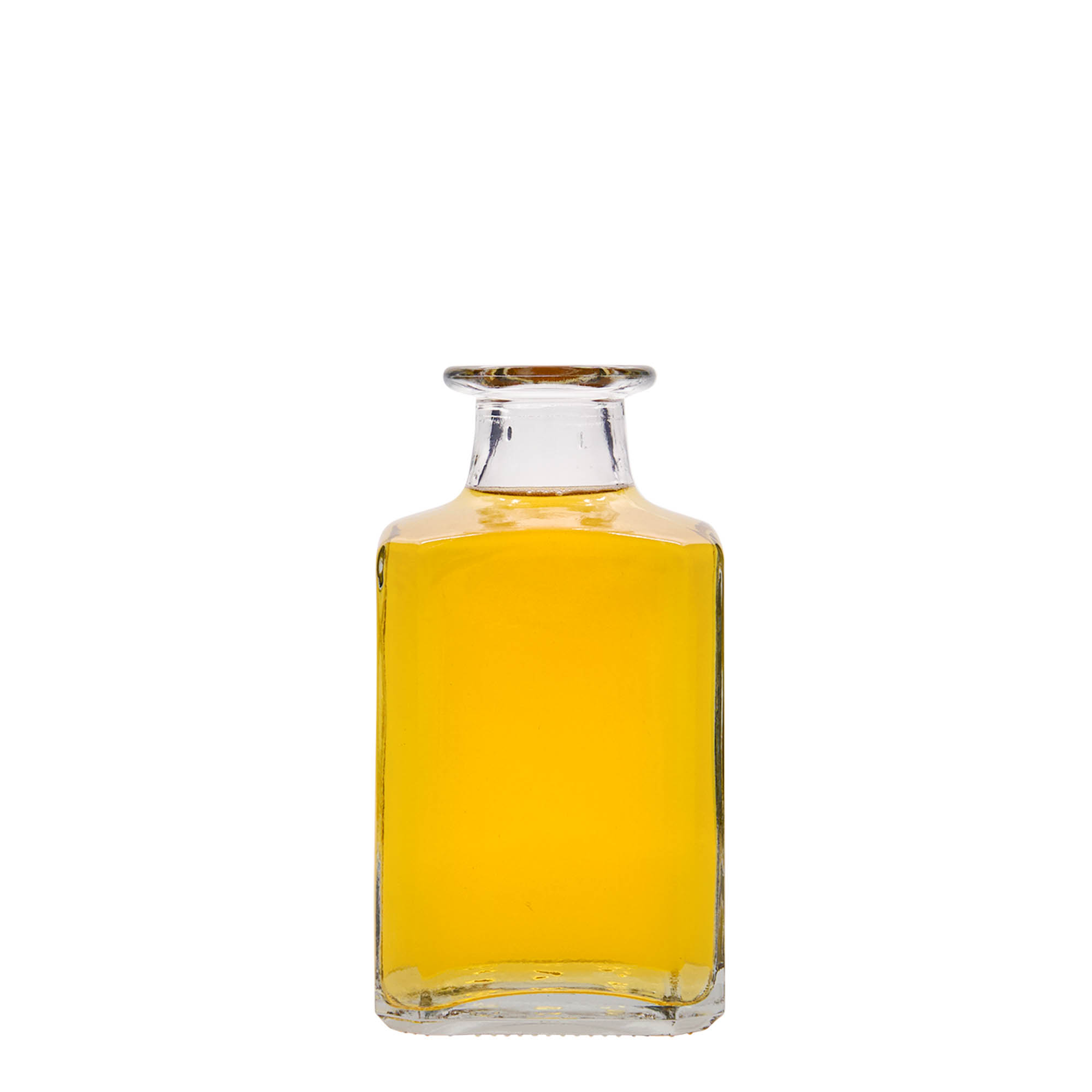 250 ml lasipullo 'Torben', neliö, suu: korkki