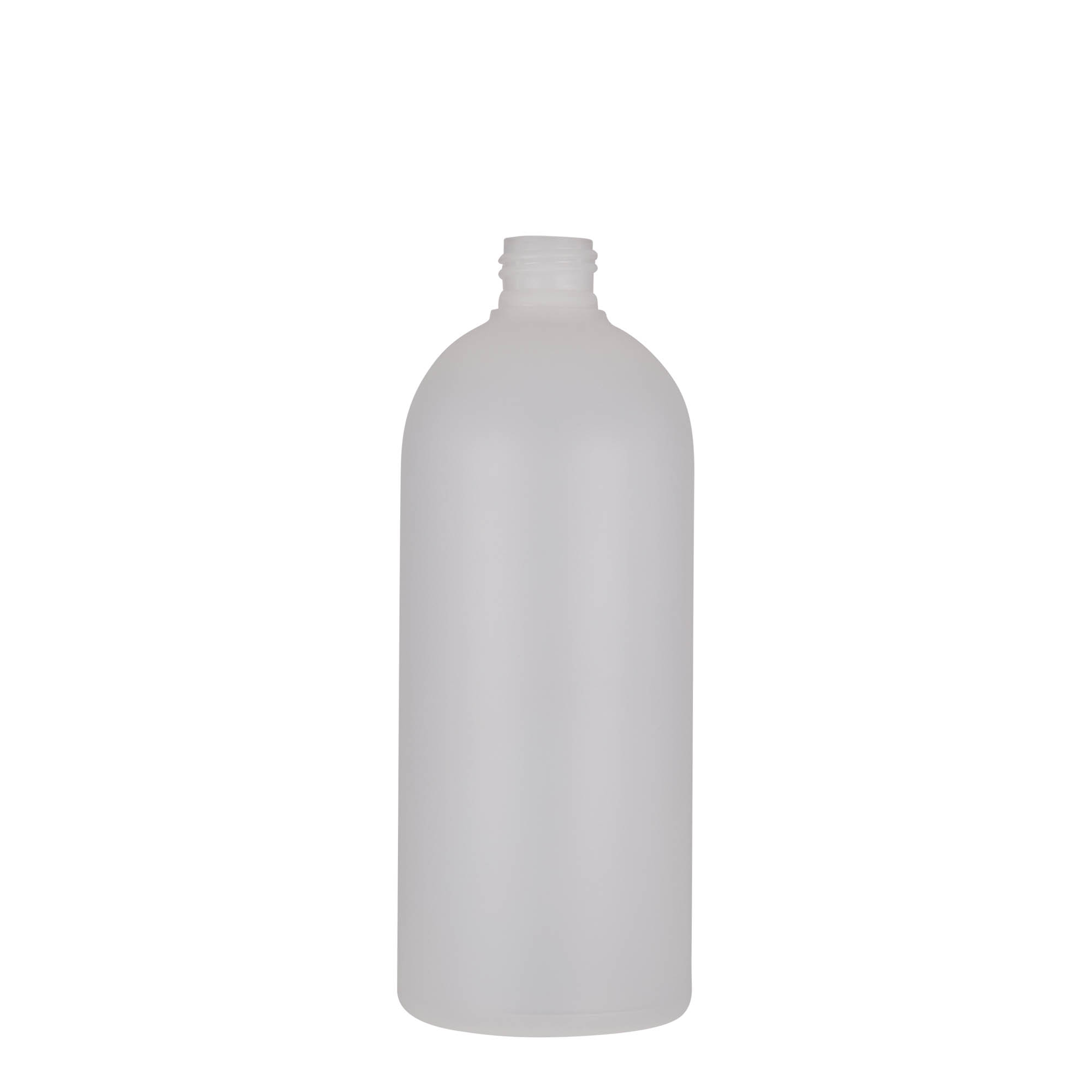 500 ml muovipullo 'Tuffy', HDPE, luonnonväri, suuaukko: 24/410 500 ml muovipullo 'Tuffy', HDPE, luonnonväri, suuaukko: 24/410