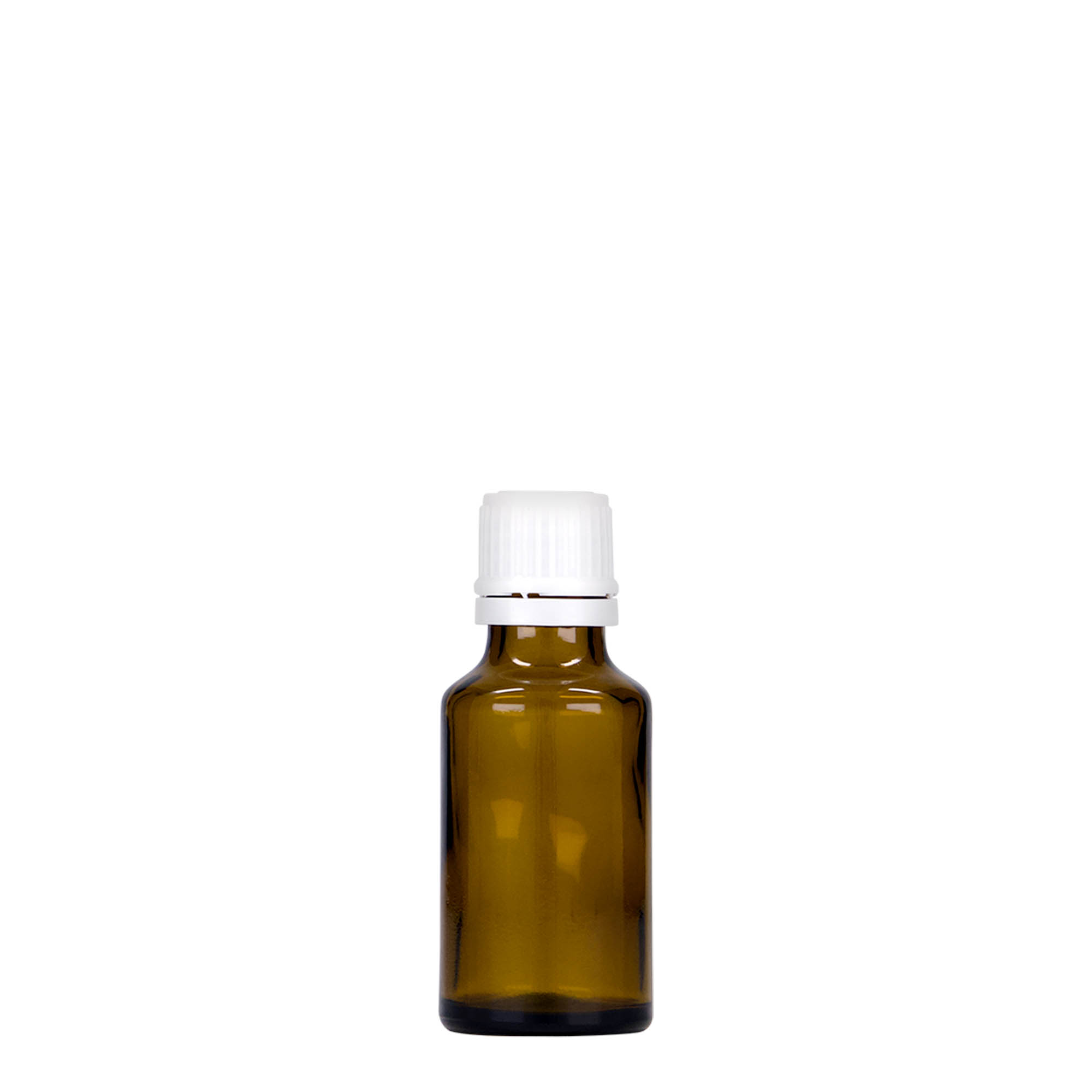25 ml lääkepullo, lasia, ruskea, suuaukko: DIN 18