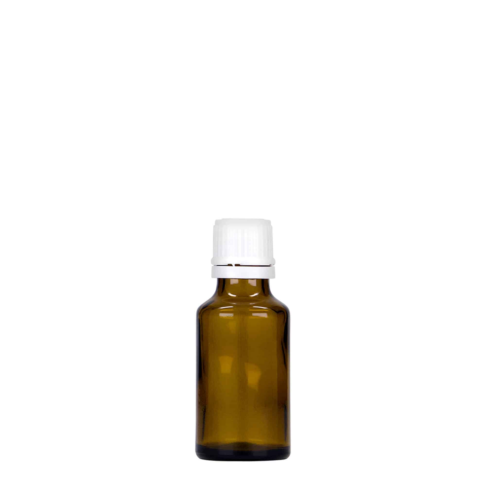 25 ml lääkepullo, lasia, ruskea, suuaukko: DIN 18