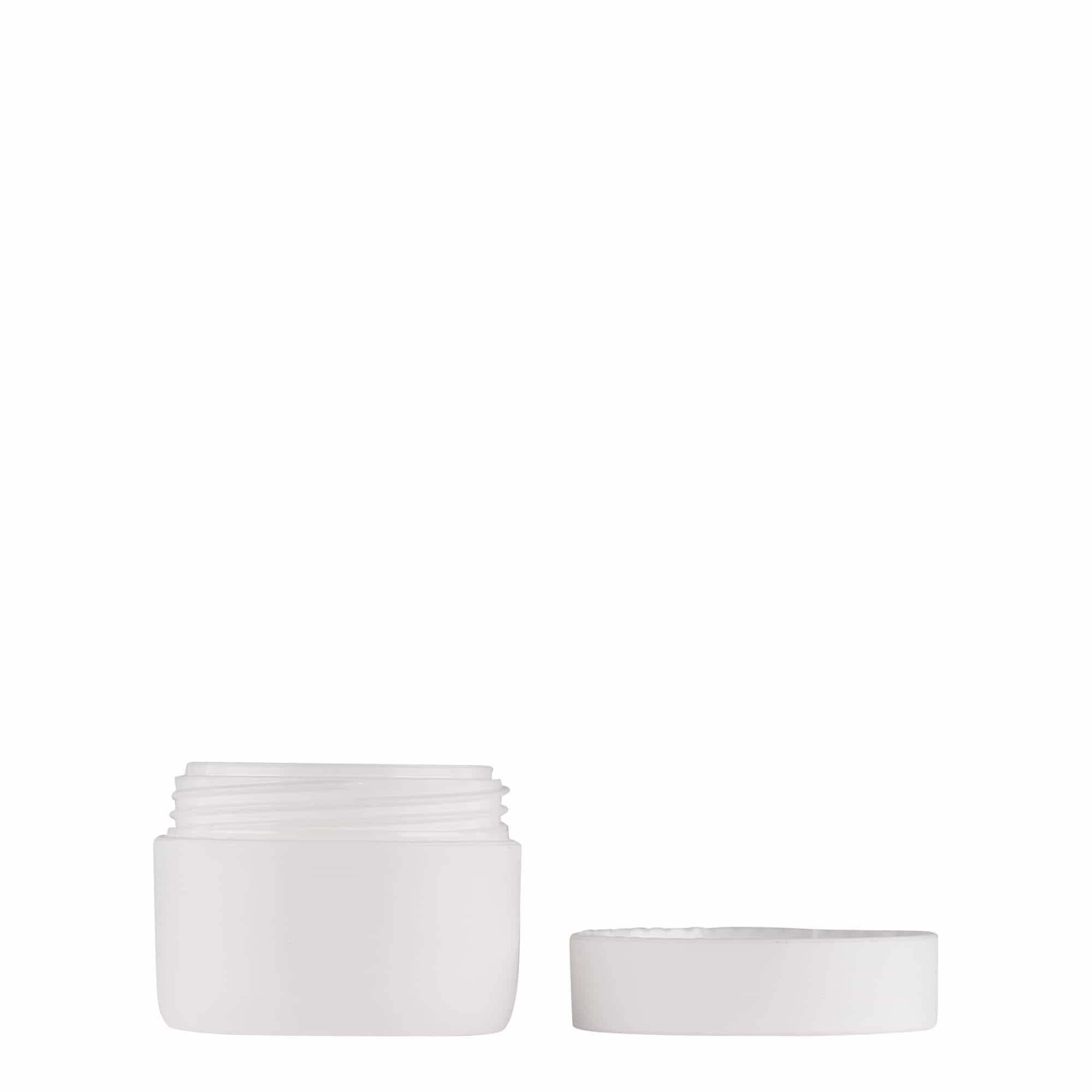 10 ml muovipurkki 'Antonella', PP, valkoinen, suuaukko: ruuvikorkki