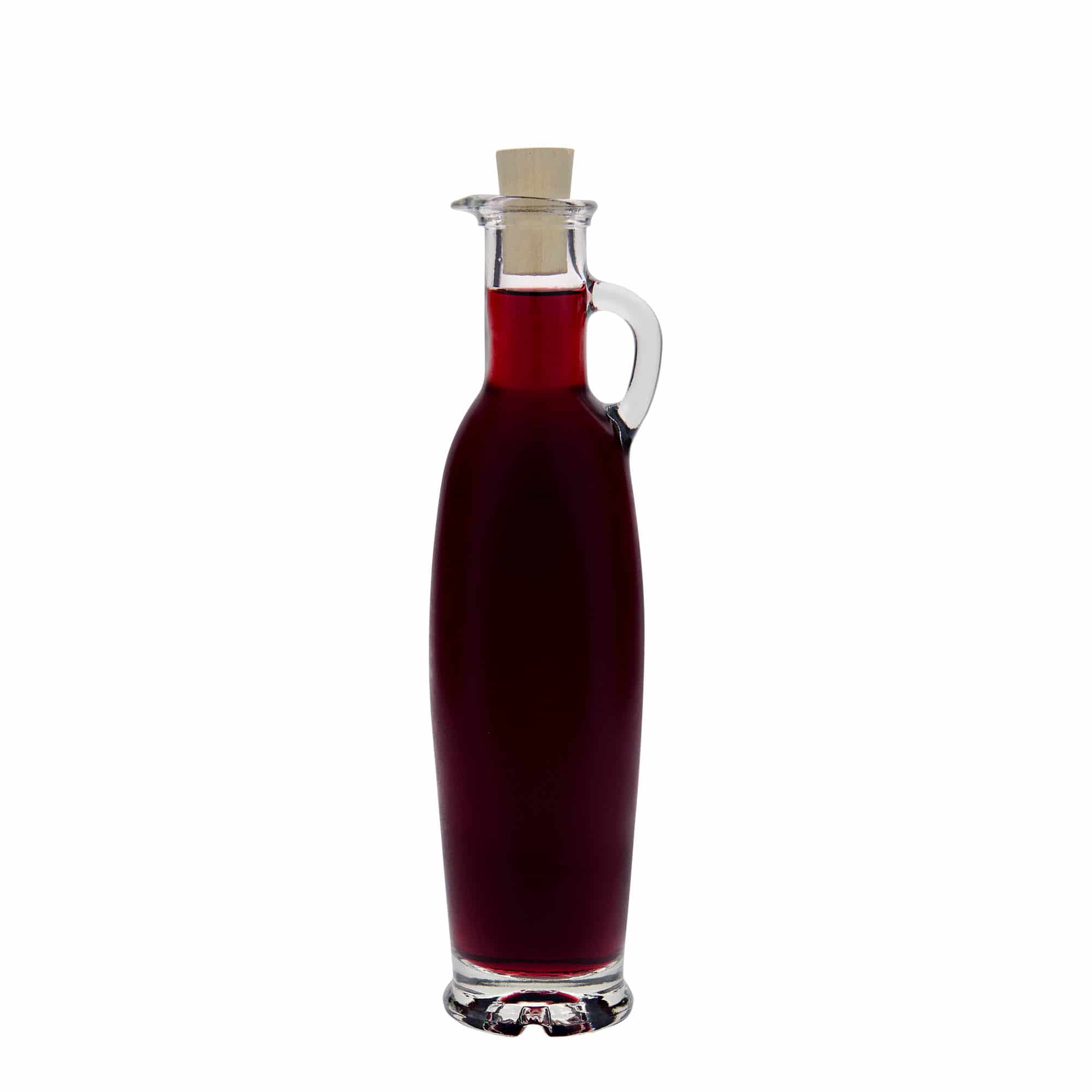 250 ml lasipullo 'Simona', suu: korkki