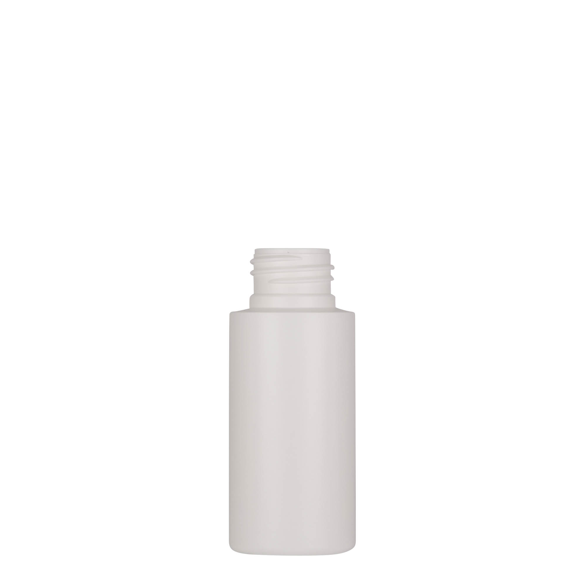 50 ml muovipullo 'Pipe', vihreä HDPE, valkoinen, suuaukko: 24/410 50 ml muovipullo 'Pipe', vihreä HDPE, valkoinen, suuaukko: 24/410