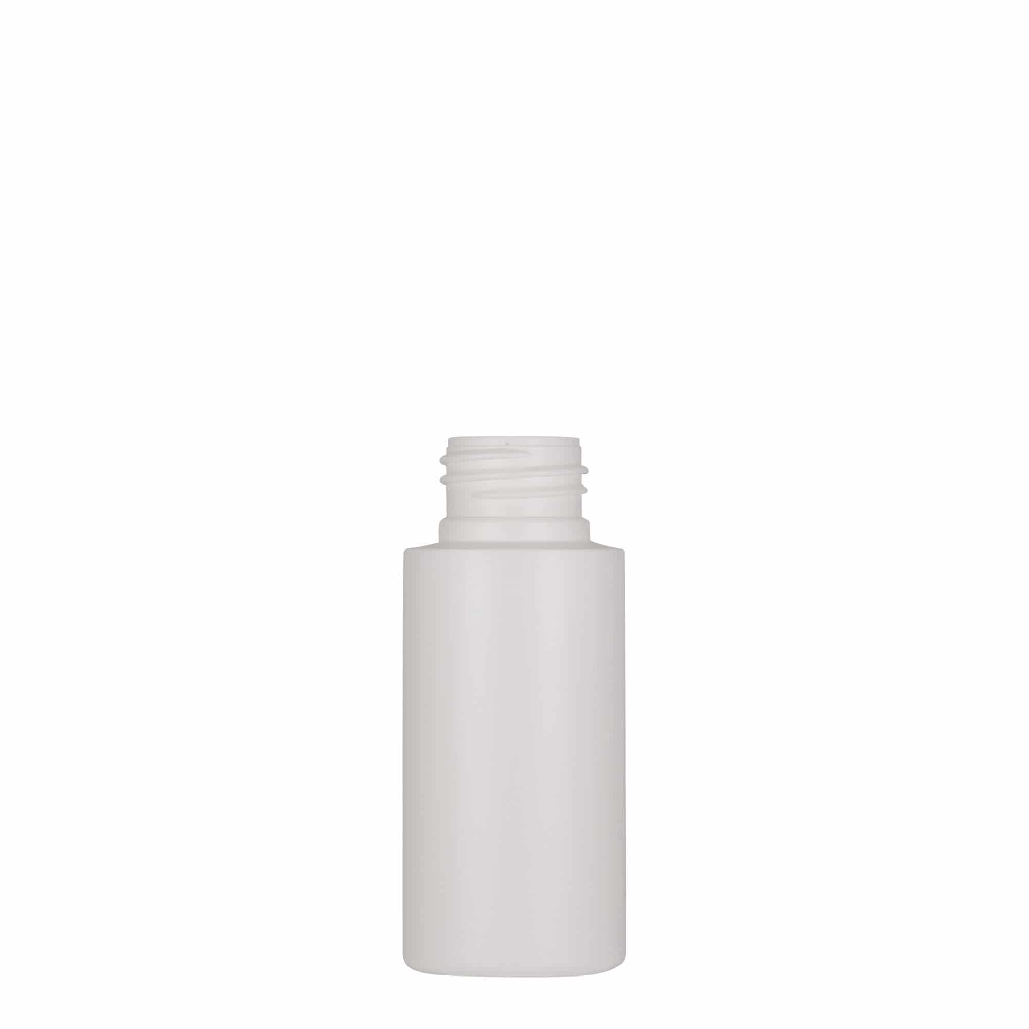 50 ml muovipullo ”Pipe”, vihreä HDPE, valkoinen, suuaukko: 24/410