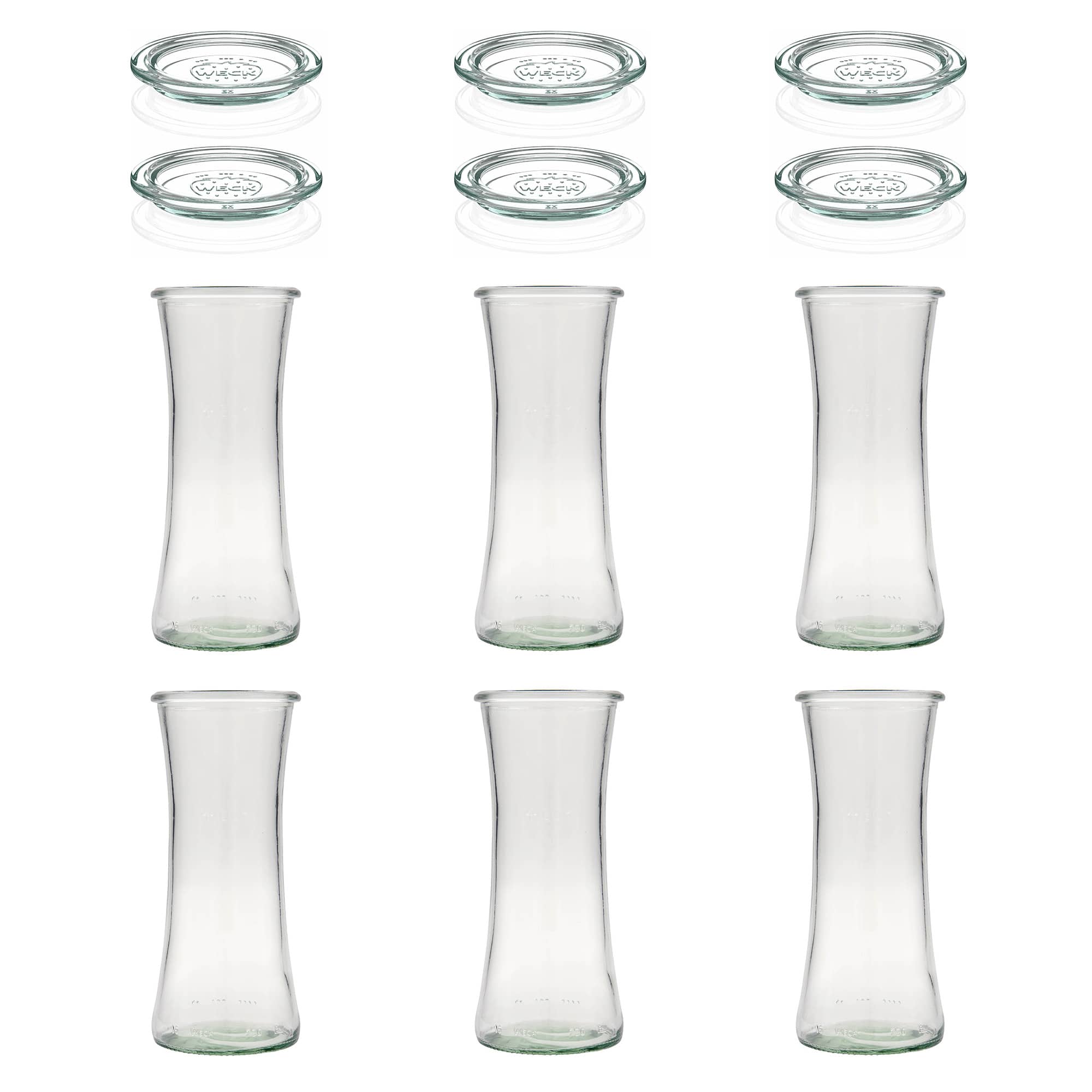 6x 730 ml WECK-herkkulasi lasikannella RR 80