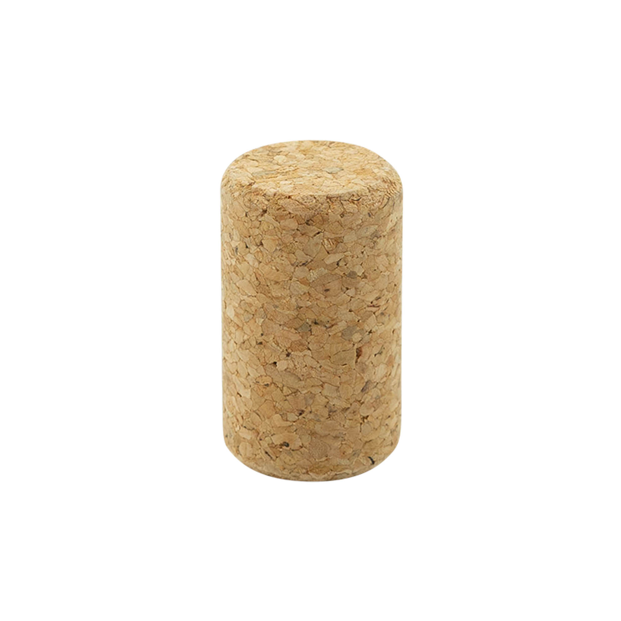 Viinipullon korkki 22,5 mm, puristuskorkki, beige, suulle: korkki
