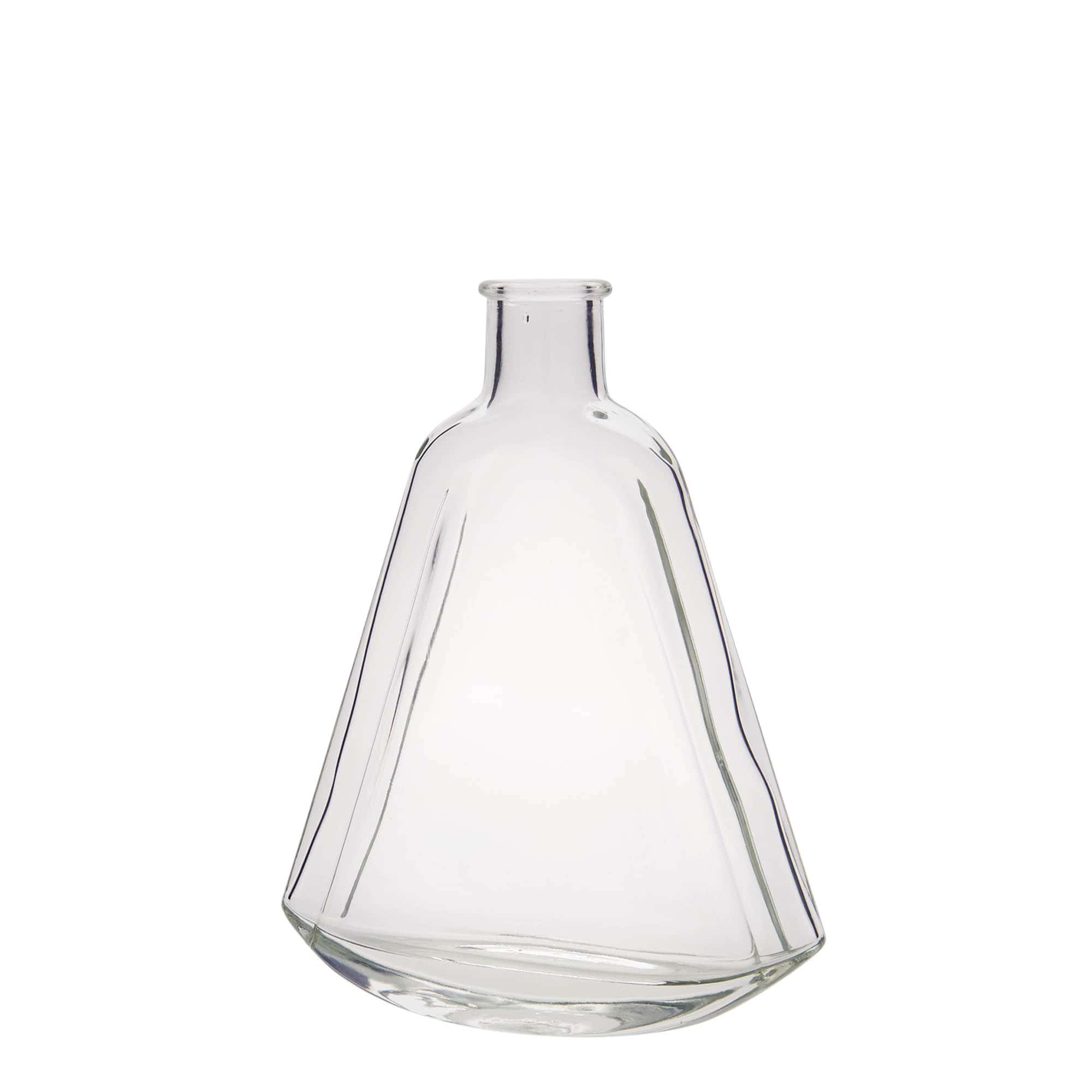 200 ml lasipullo 'Maurizio', ovaali, suuaukko: korkki