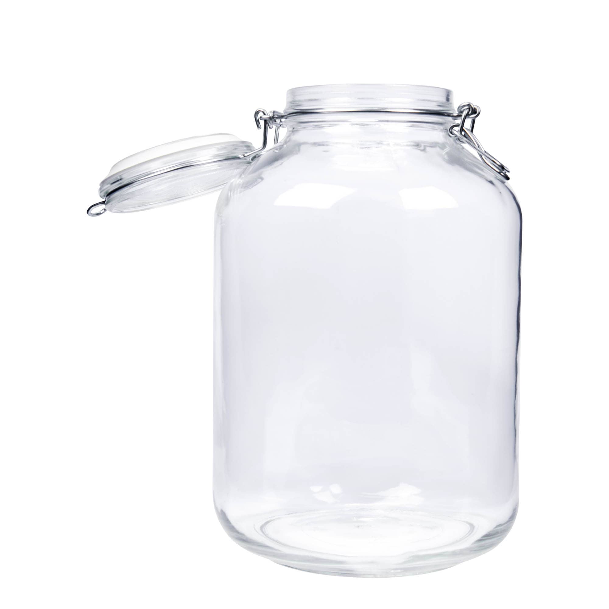 5 000 ml lankakahvallinen lasipurkki ”Fido”, suuaukko: lankakahvalukko