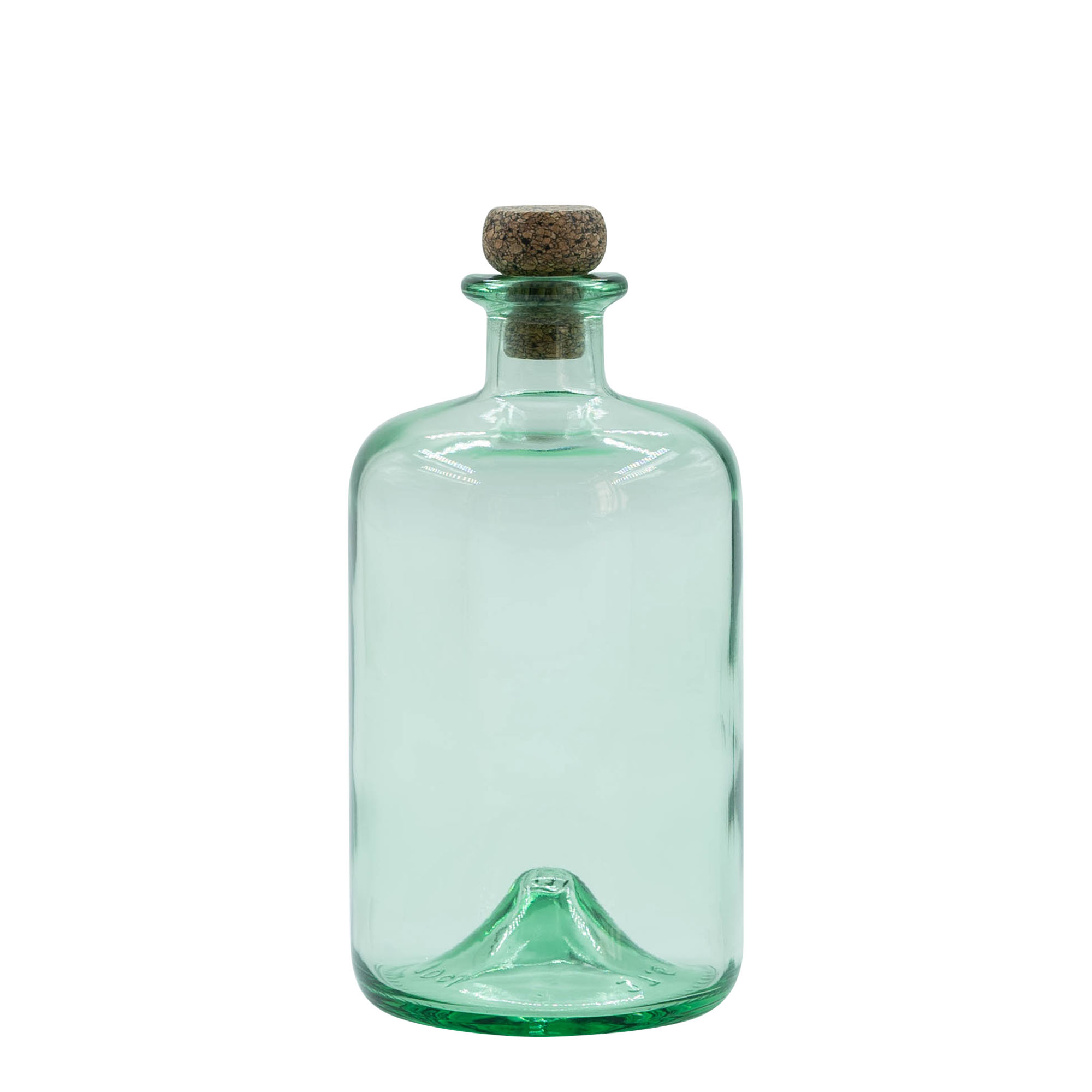 700 ml lasipullo 'Pharma', suuaukko: korkki