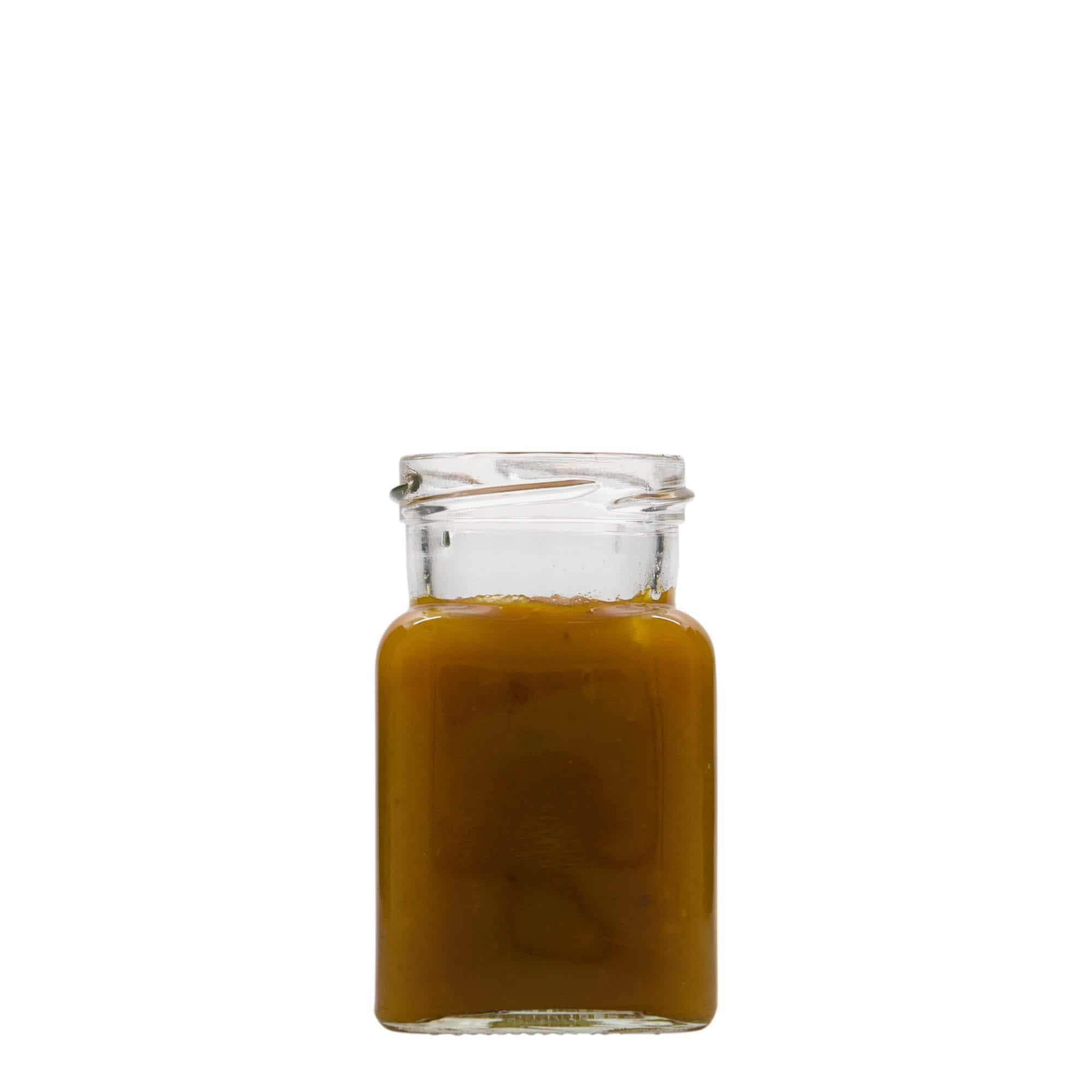 150 ml nelikulmainen lasi, suuaukko: Twist-Off (TO 53)