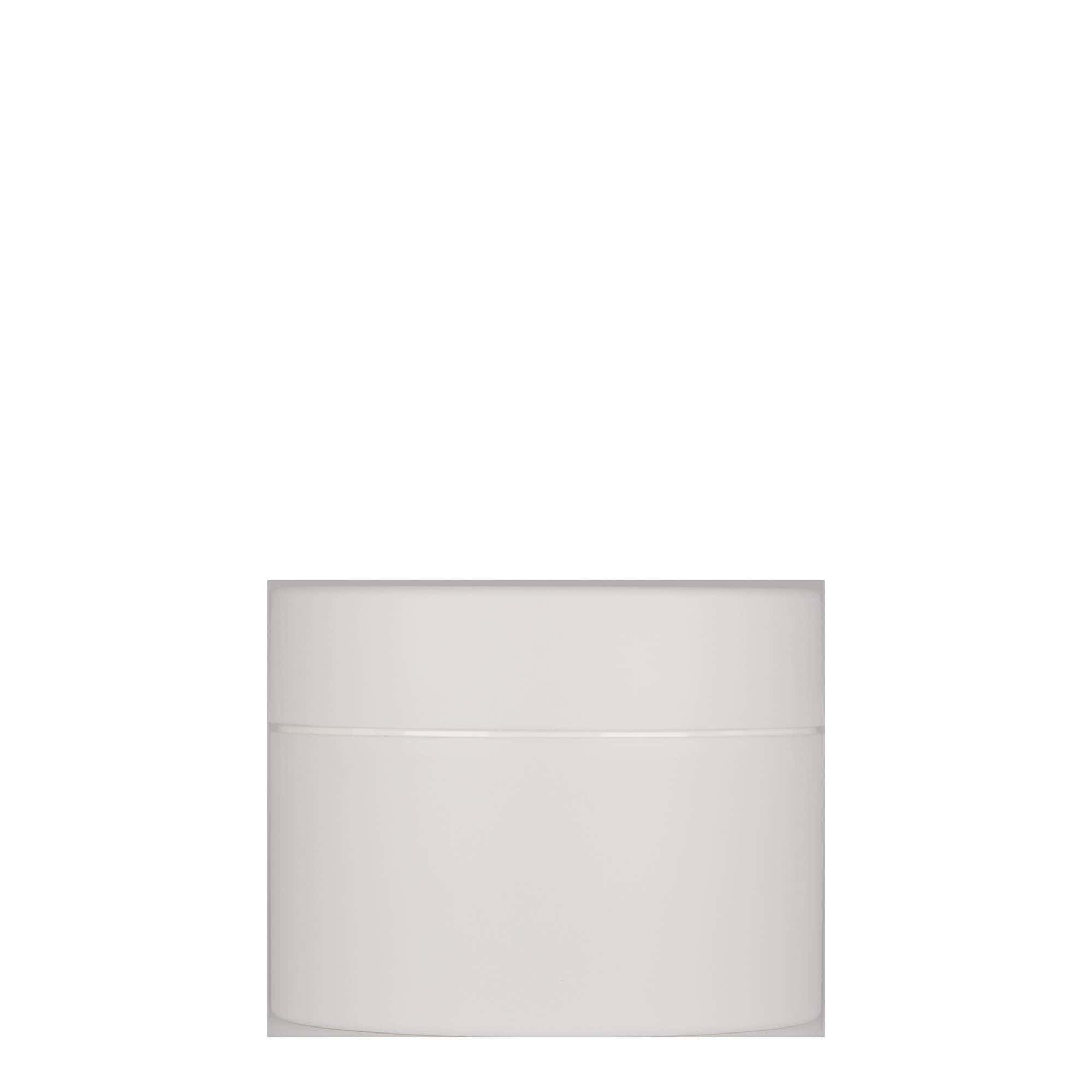200 ml muovirasia 'Antonella', PP, valk., suu: Kierrekorkki