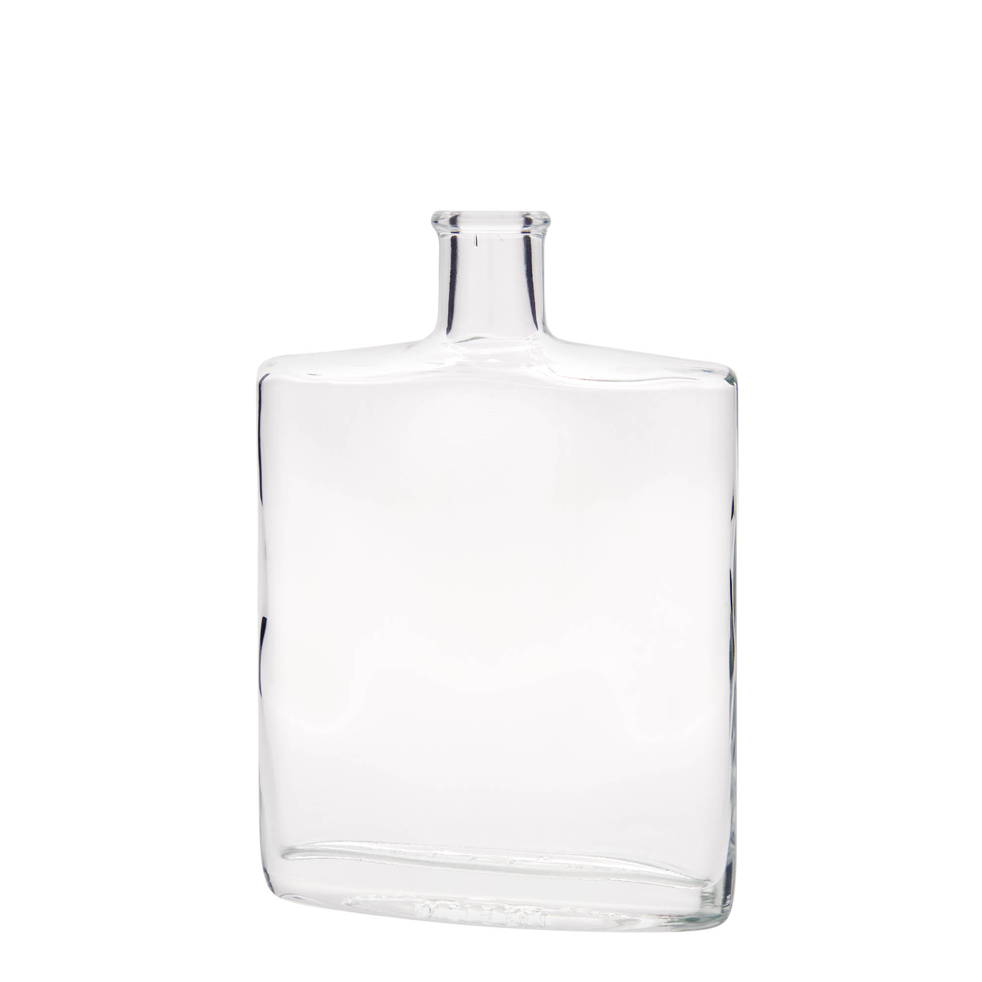 500 ml lasipullo 'Zorbas', soikea, suuaukko: korkki