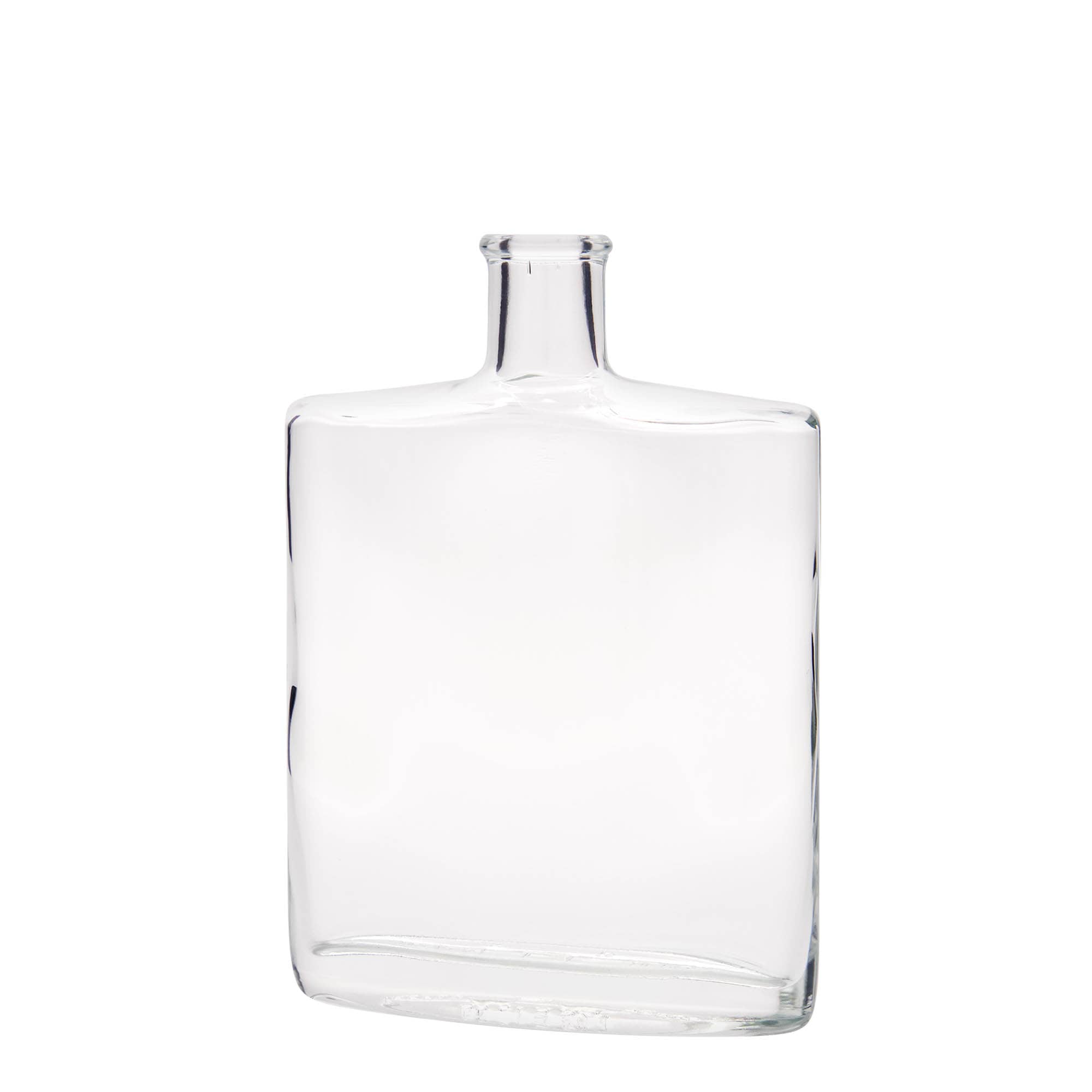 500 ml lasipullo 'Zorbas', soikea, suuaukko: korkki 500 ml lasipullo 'Zorbas', soikea, suuaukko: korkki