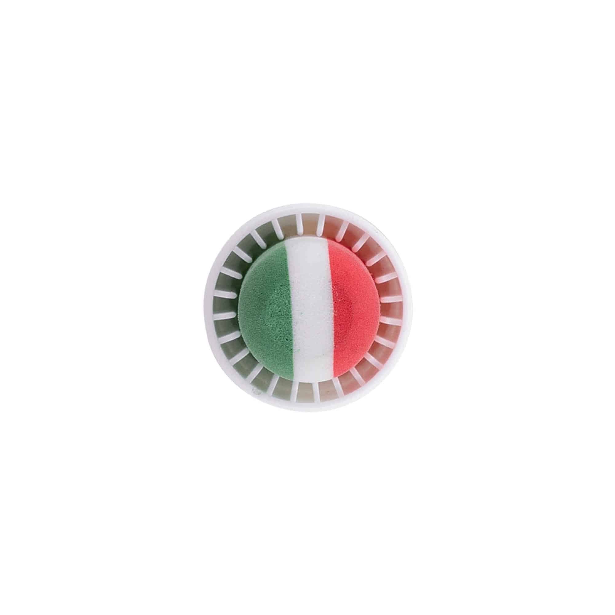 Luonnonkorkit 19 mm 'Italia', muovi, monivärinen, suu: korkki