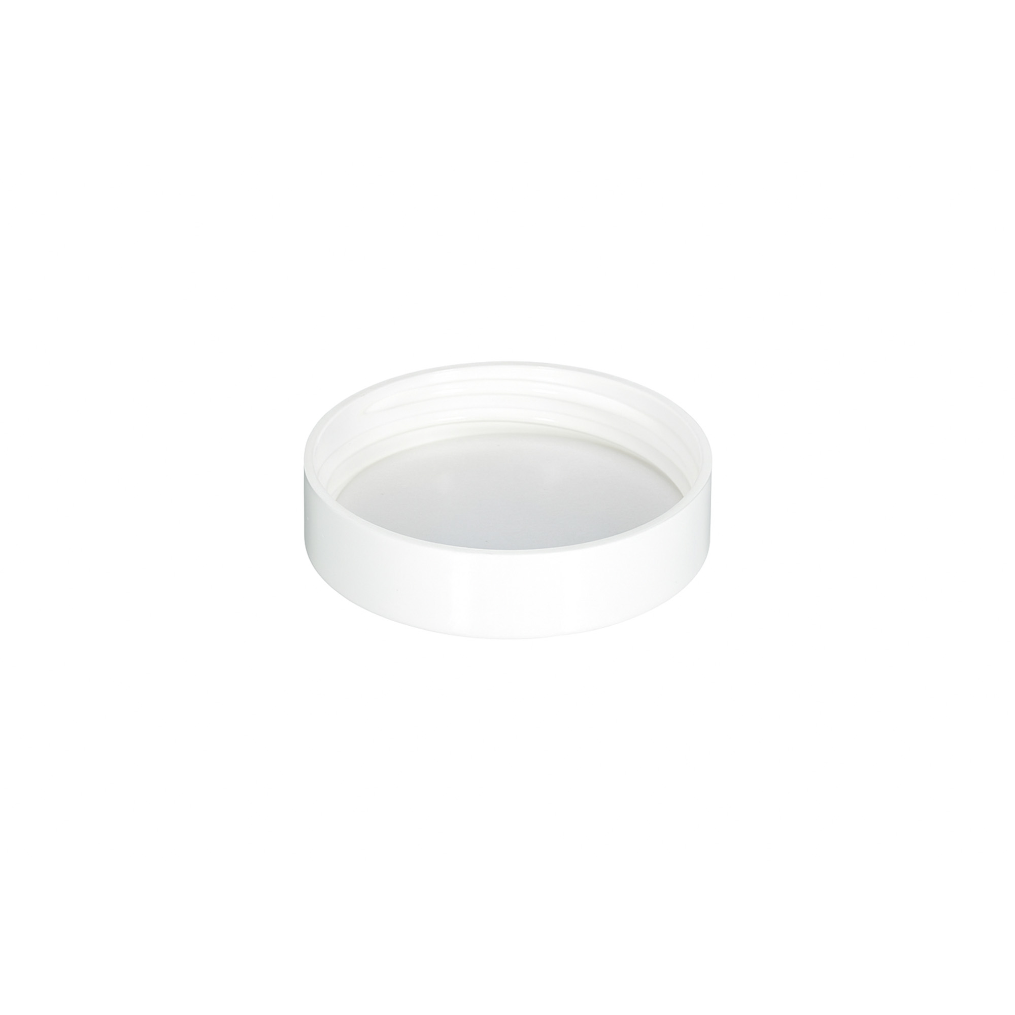 Ruuvikorkki 60 ml:lle 'Brown Line', HPM-muovia, valkoinen Ruuvikorkki 60 ml:lle 'Brown Line', HPM-muovia, valkoinen
