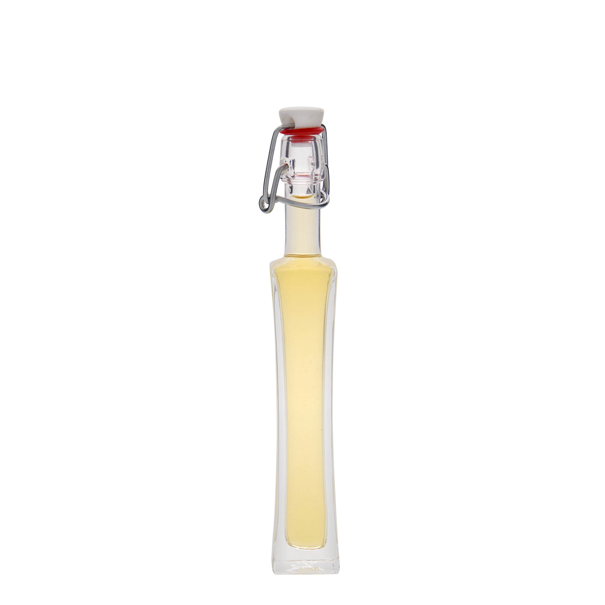 40 ml lasipullo 'Koko', neliömäinen, suuaukko: lukittava kansi 40 ml lasipullo 'Koko', neliömäinen, suuaukko: lukittava kansi