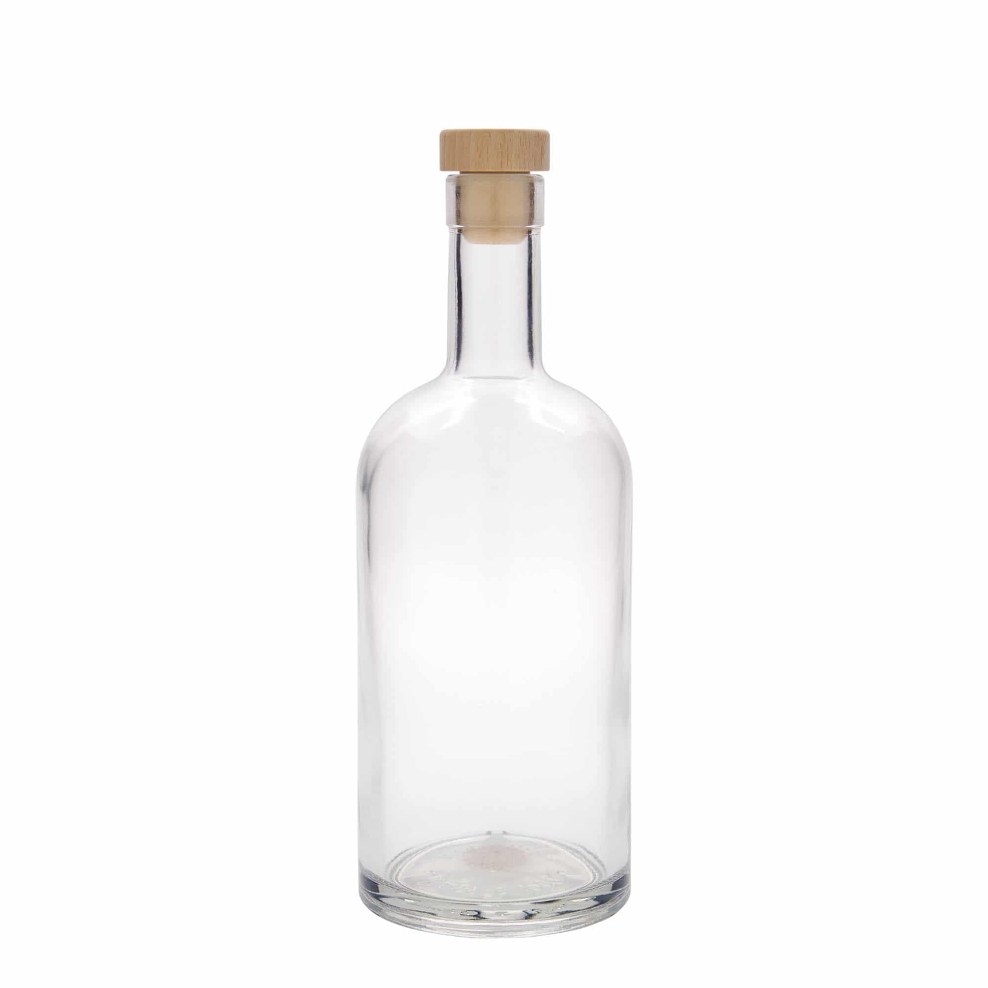 700 ml lasipullo 'Franco', suu: korkki