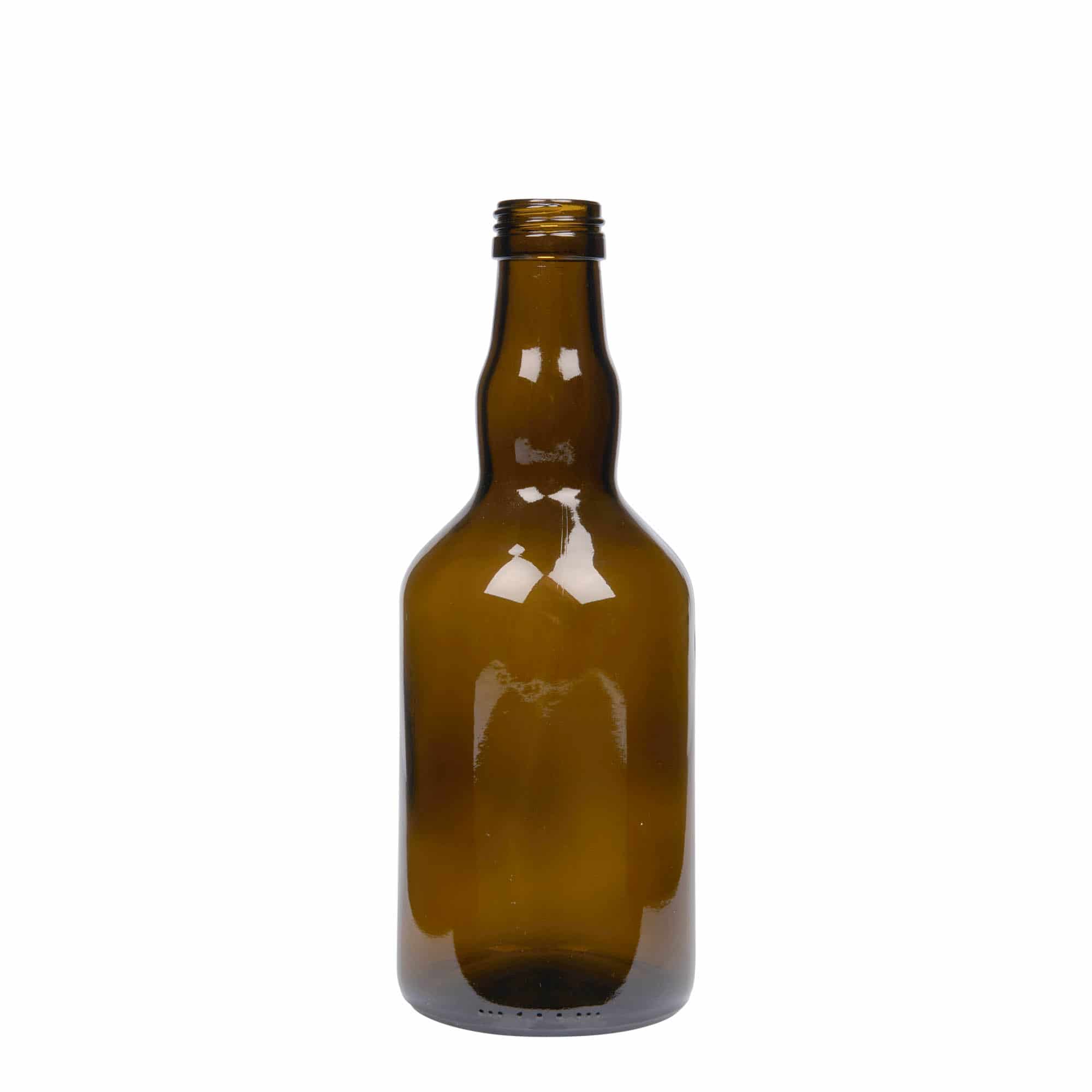 500 ml lasipullo 'Olona', antiikinvihreä, suu: PP 31,5 500 ml lasipullo 'Olona', antiikinvihreä, suu: PP 31,5