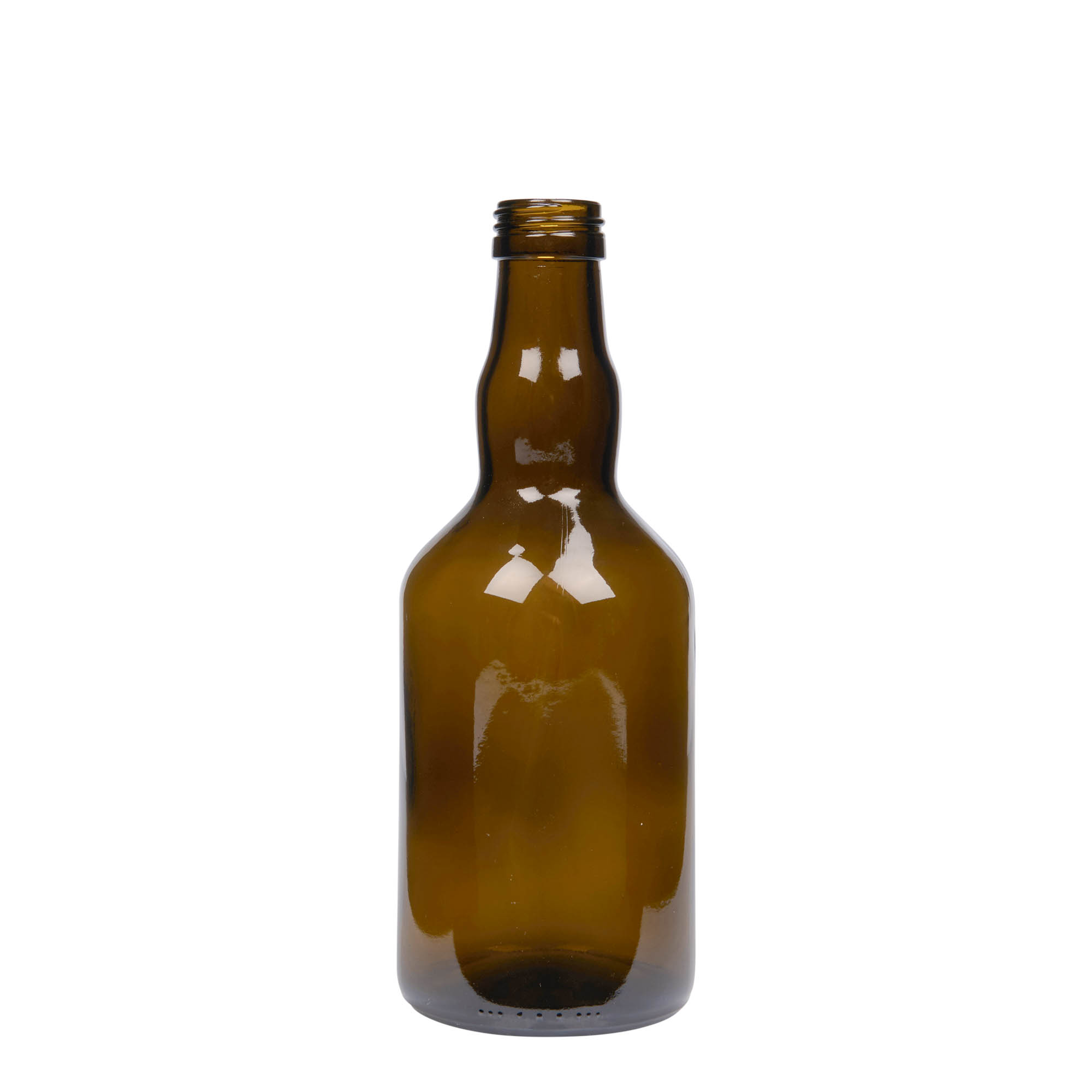 500 ml lasipullo 'Olona', antiikkivihreä, suuaukko: PP 31,5 500 ml lasipullo 'Olona', antiikkivihreä, suuaukko: PP 31,5