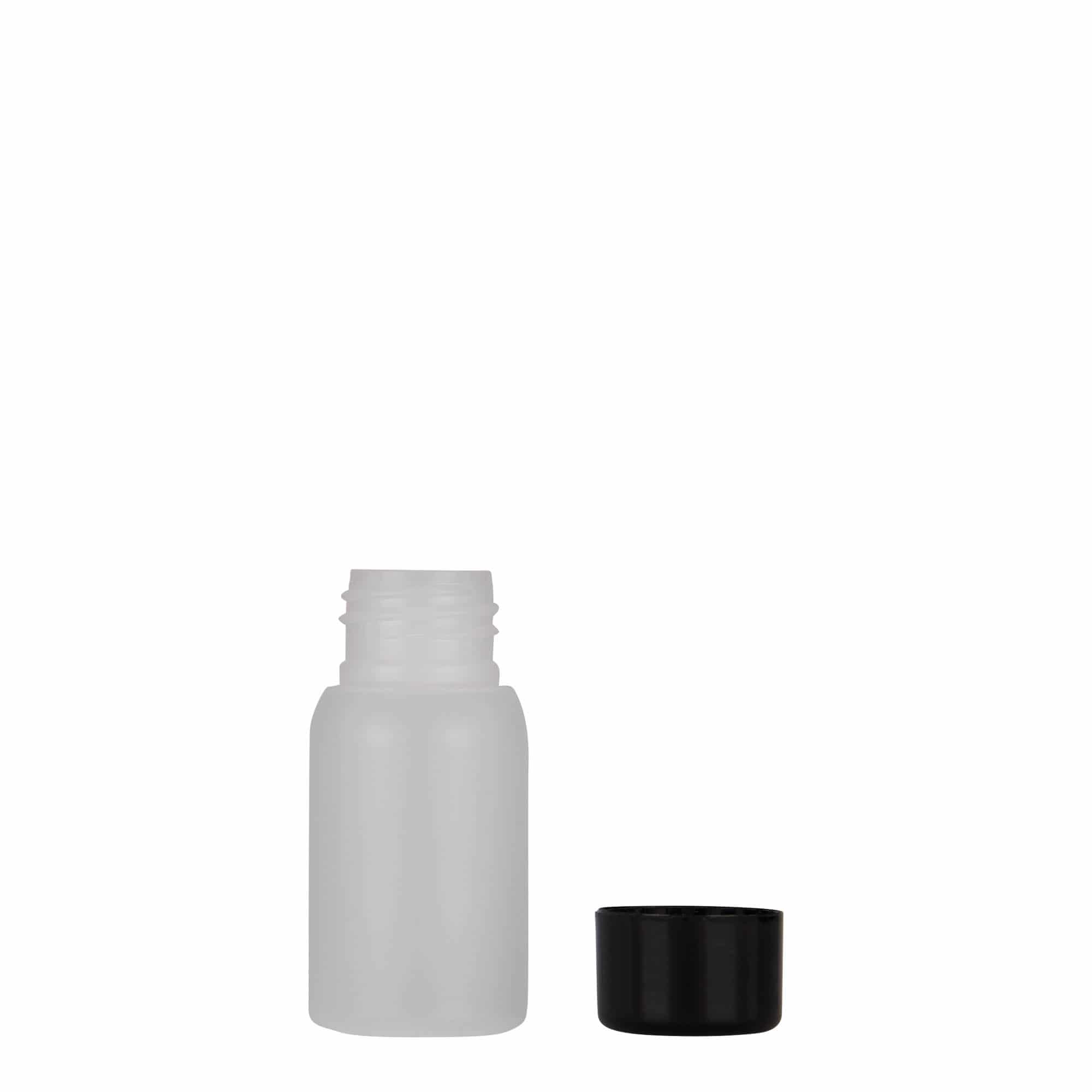 30 ml muovipullo 'Tuffy', HDPE, luonnonväri, suuaukko: 24/410