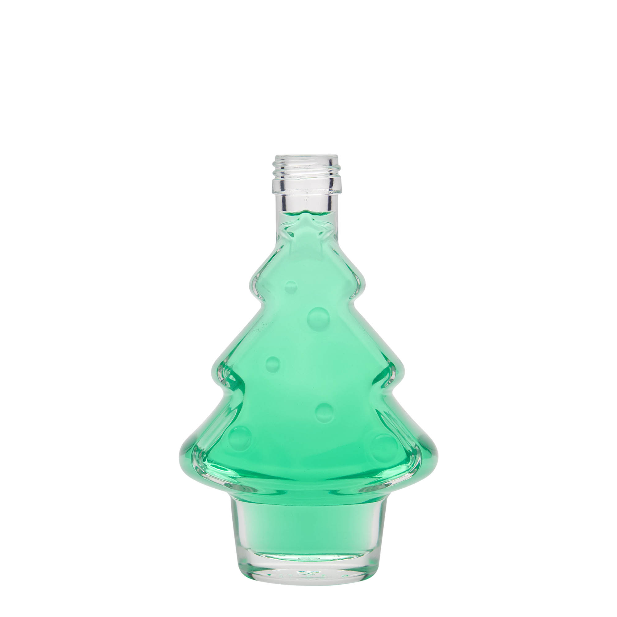 200 ml lasipullo ”Kuusi”, suuaukko: PP 28