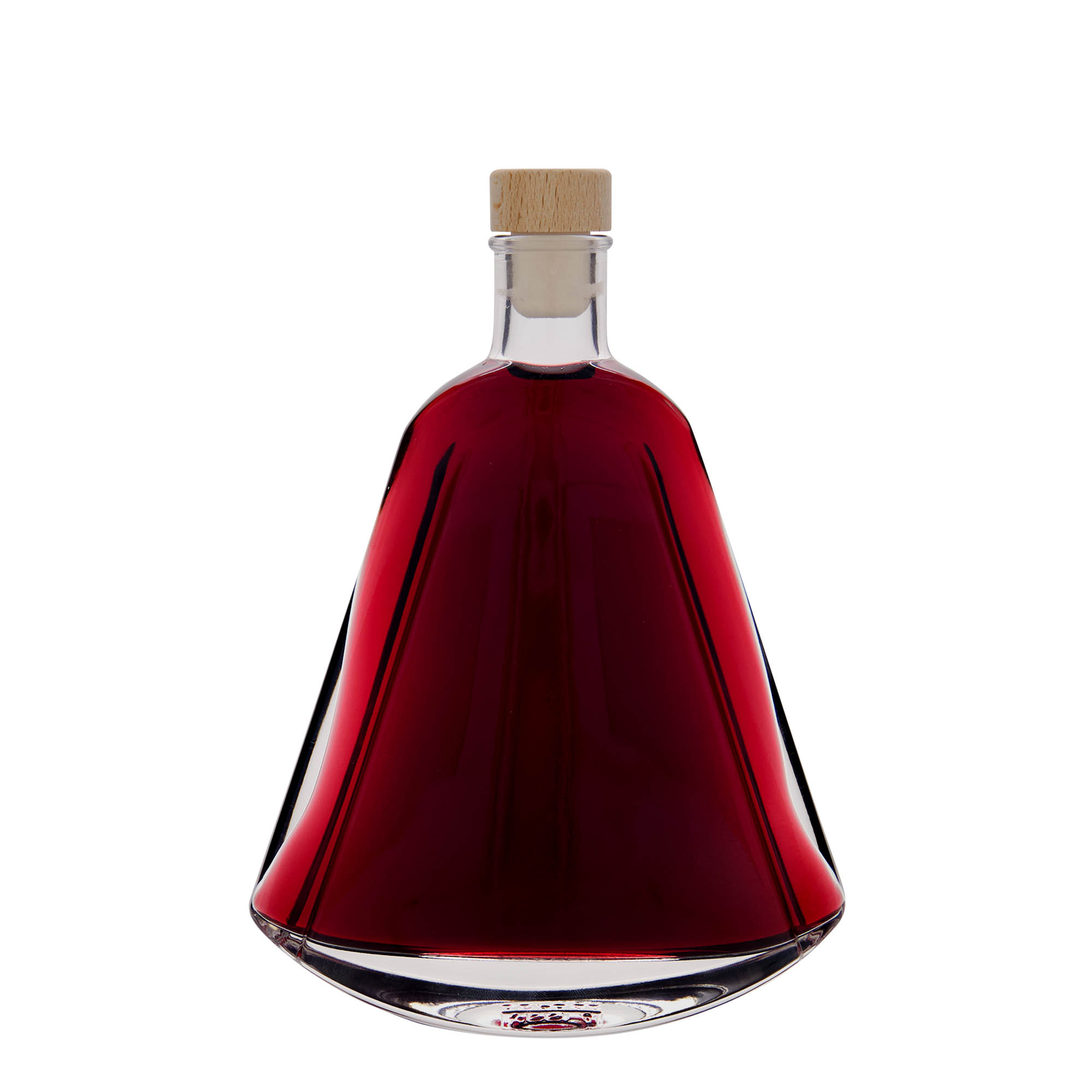 350 ml lasipullo 'Maurizio', ovaali, suuaukko: korkki