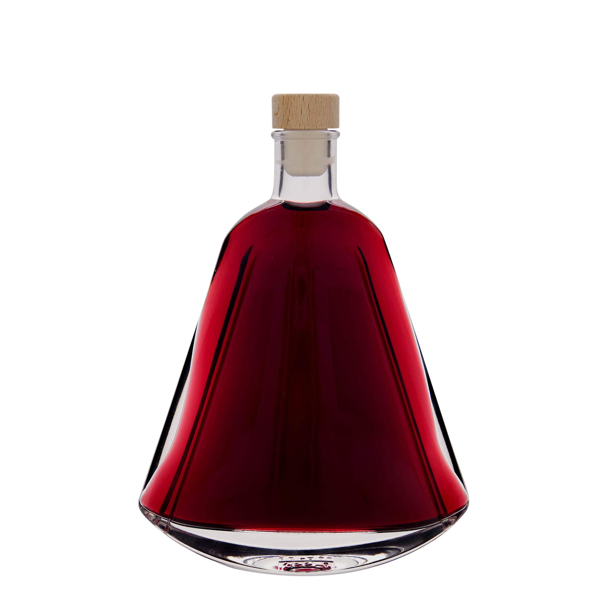 350 ml lasipullo 'Maurizio', ovaali, suuaukko: korkki