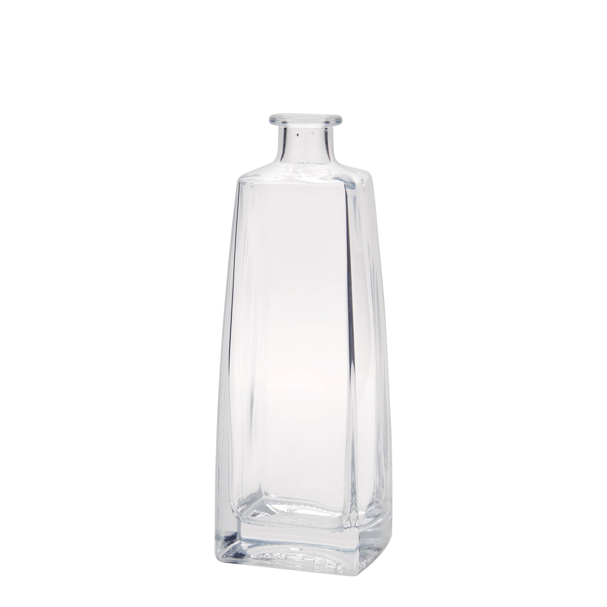 500 ml lasipullo 'Timmy', suorakaide, suuaukko: korkki