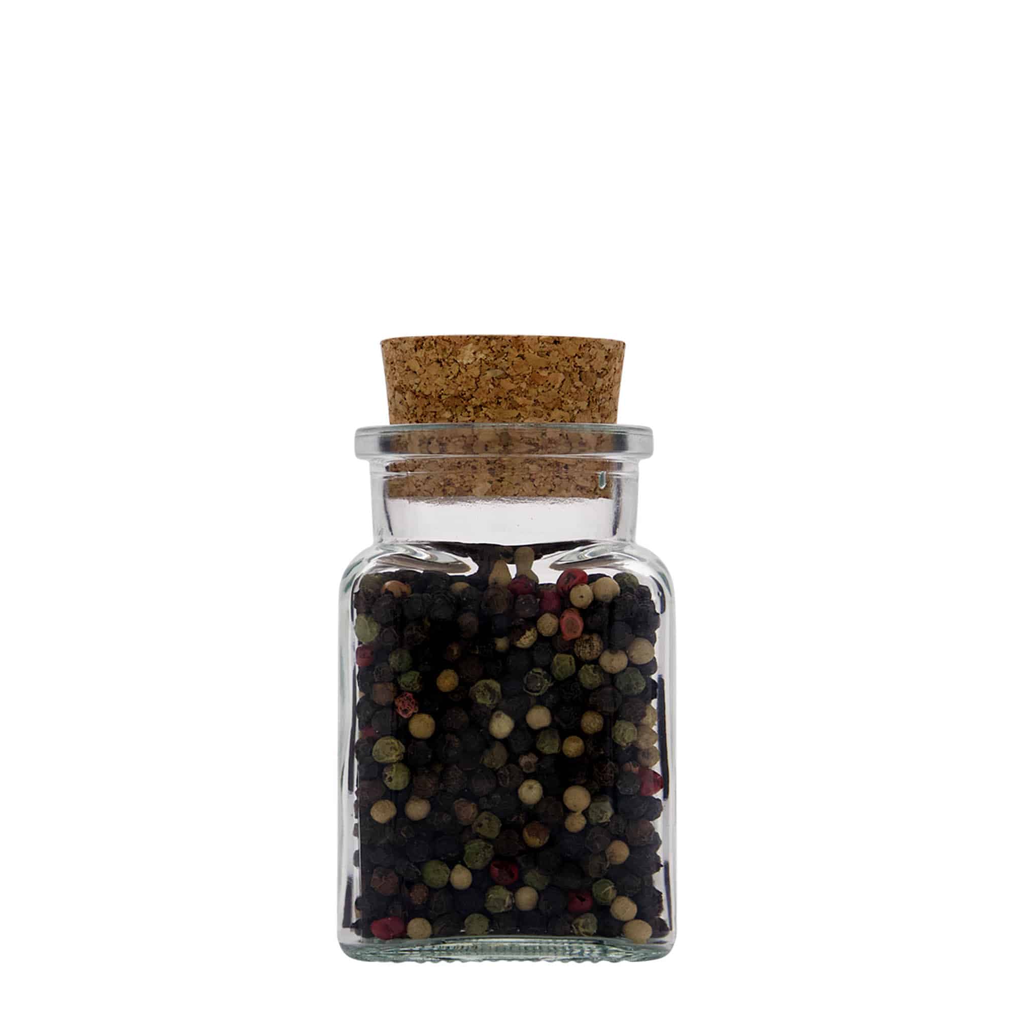 150 ml korkkilasi, neliskulmainen, suuaukko: korkki