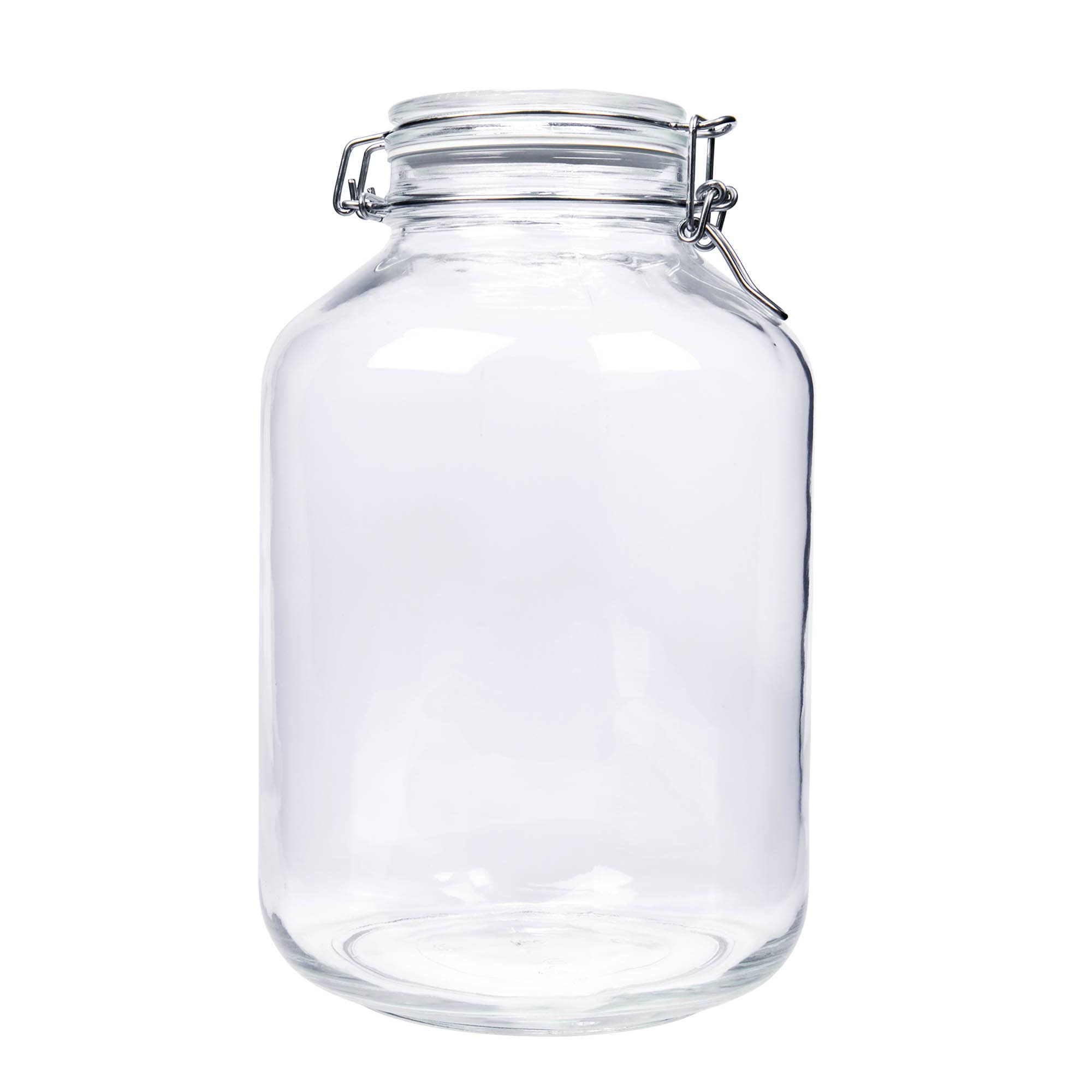 5000 ml patenttikorkillinen lasipurkki 'Fido', suu: patenttikorkki 5000 ml patenttikorkillinen lasipurkki 'Fido', suu: patenttikorkki