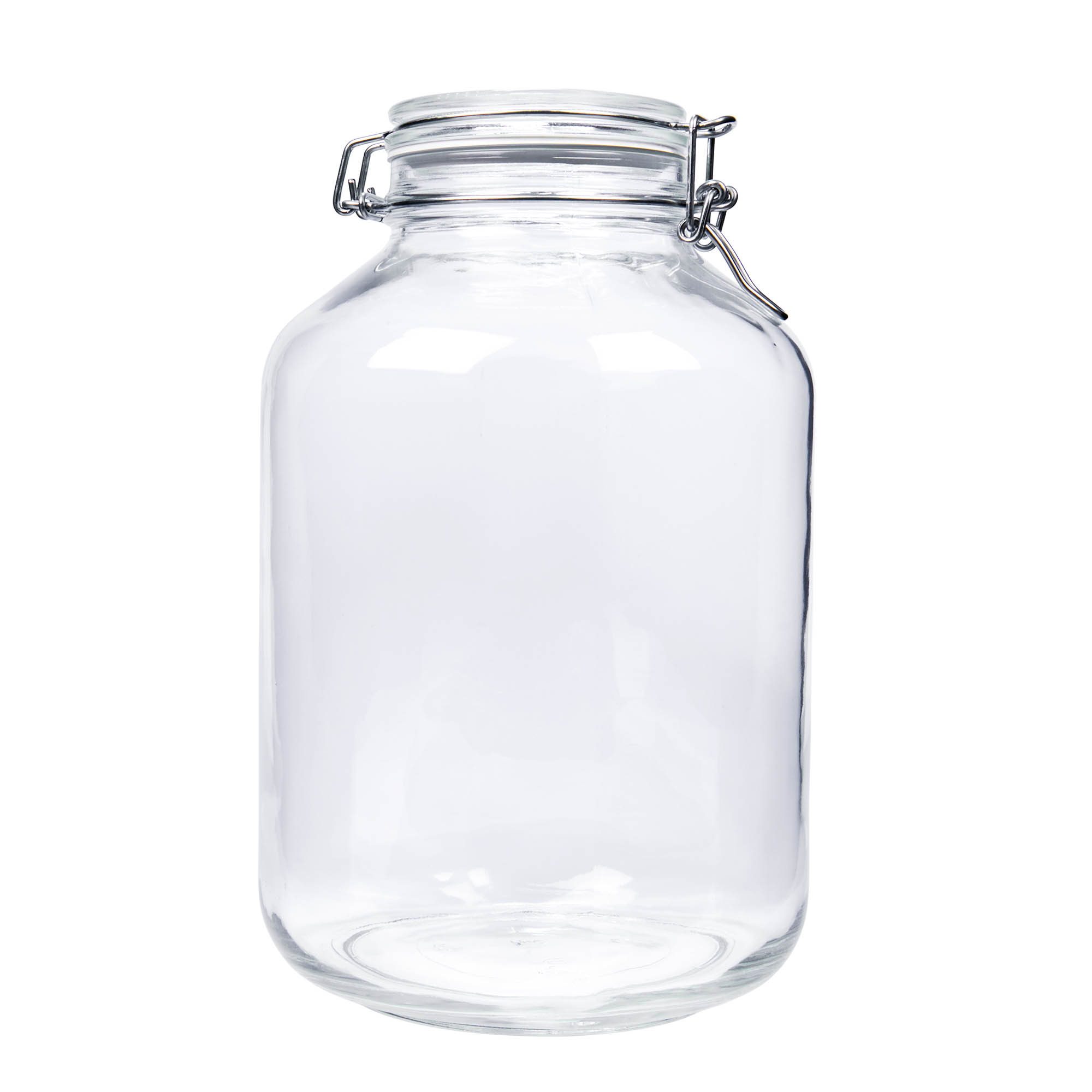 5 000 ml lankakahvallinen lasipurkki 'Fido', suuaukko: lankakahvalukko