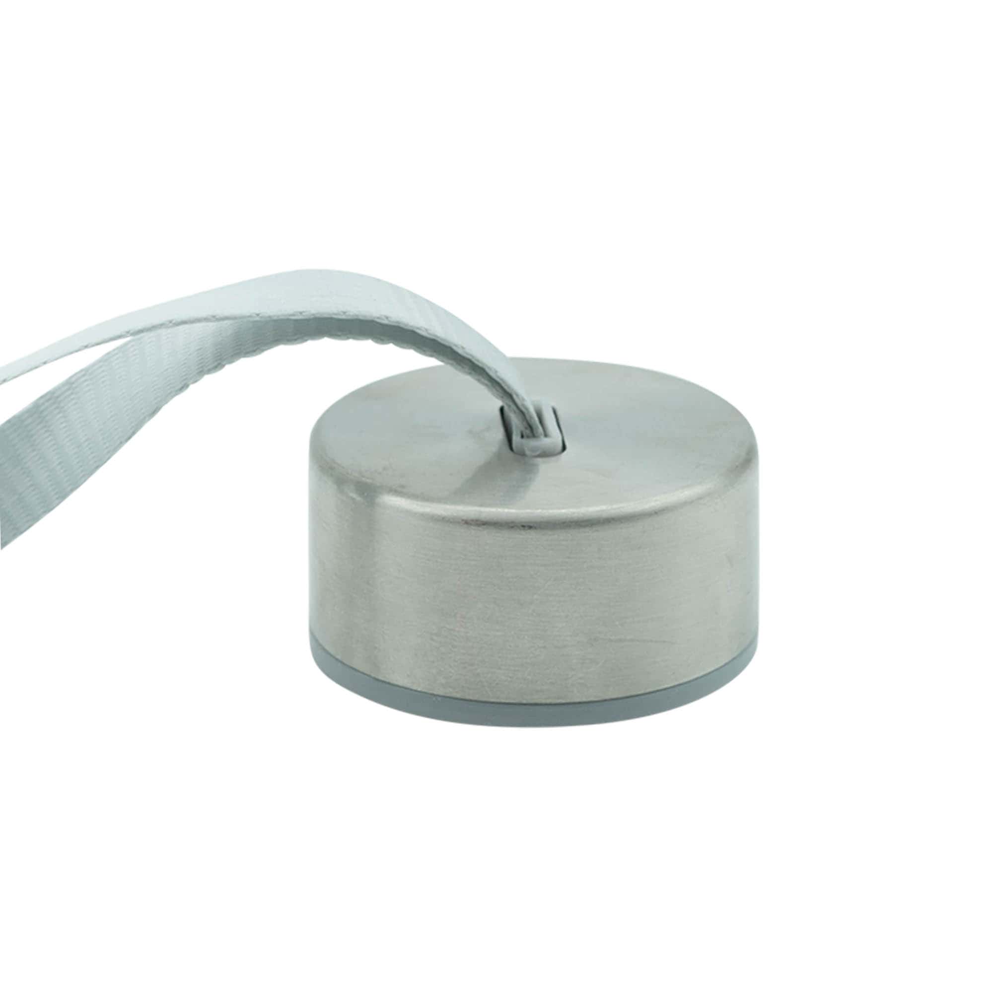 Ruuvikorkki 'Perseus' nauhalla, metalli, hopea Ruuvikorkki 'Perseus' nauhalla, metalli, hopea