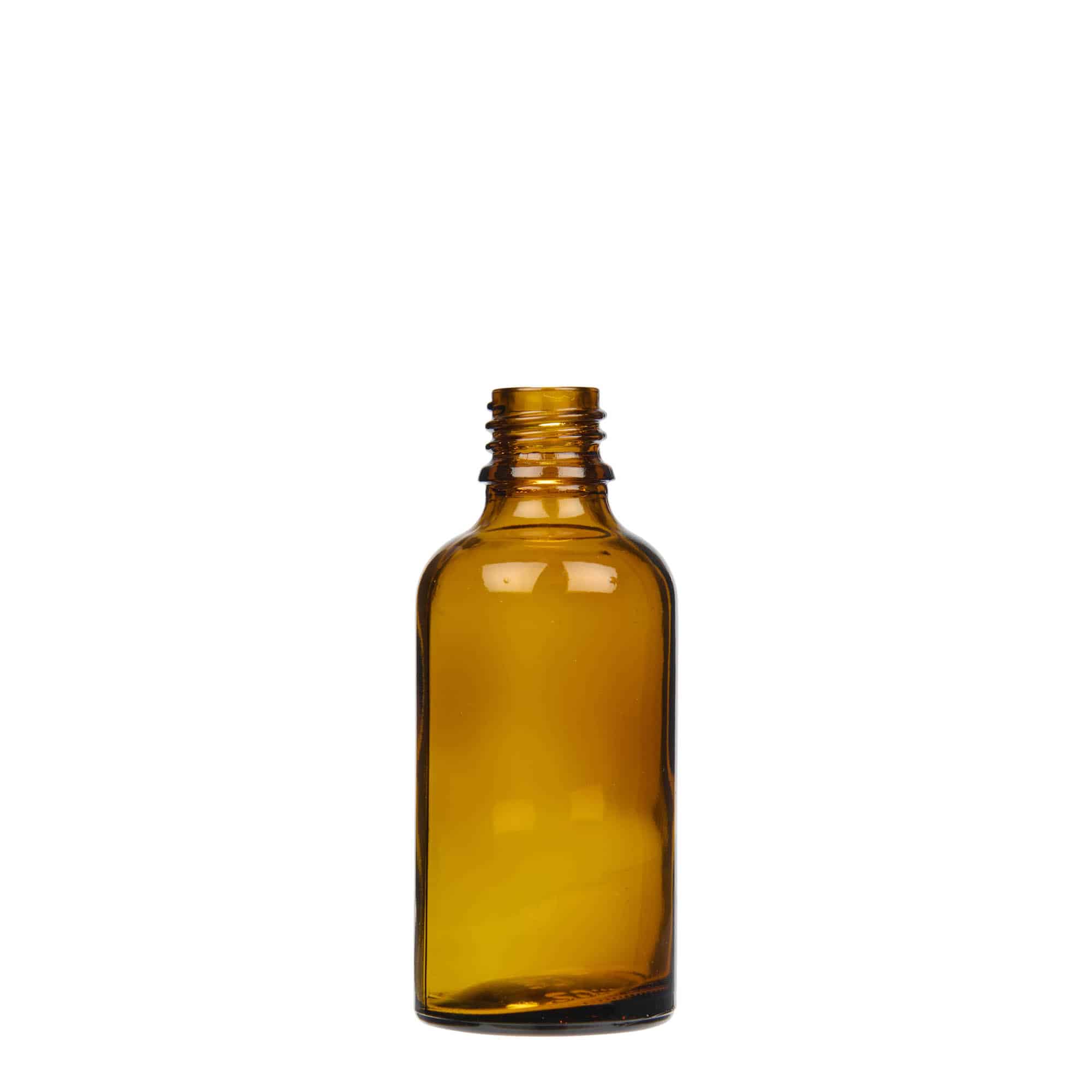 50 ml suihkepullo lääke, lasia, ruskea, suuaukko: DIN 18