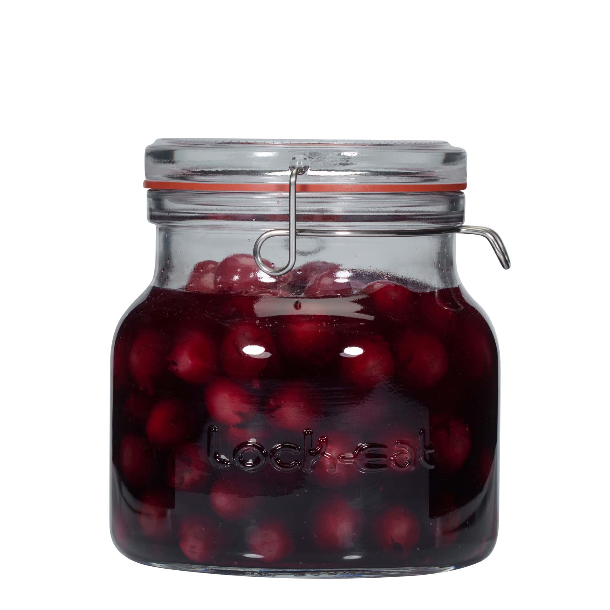 1500 ml patenttikorkillinen lasipurkki 'Lock-Eat', suu: patenttikorkki
